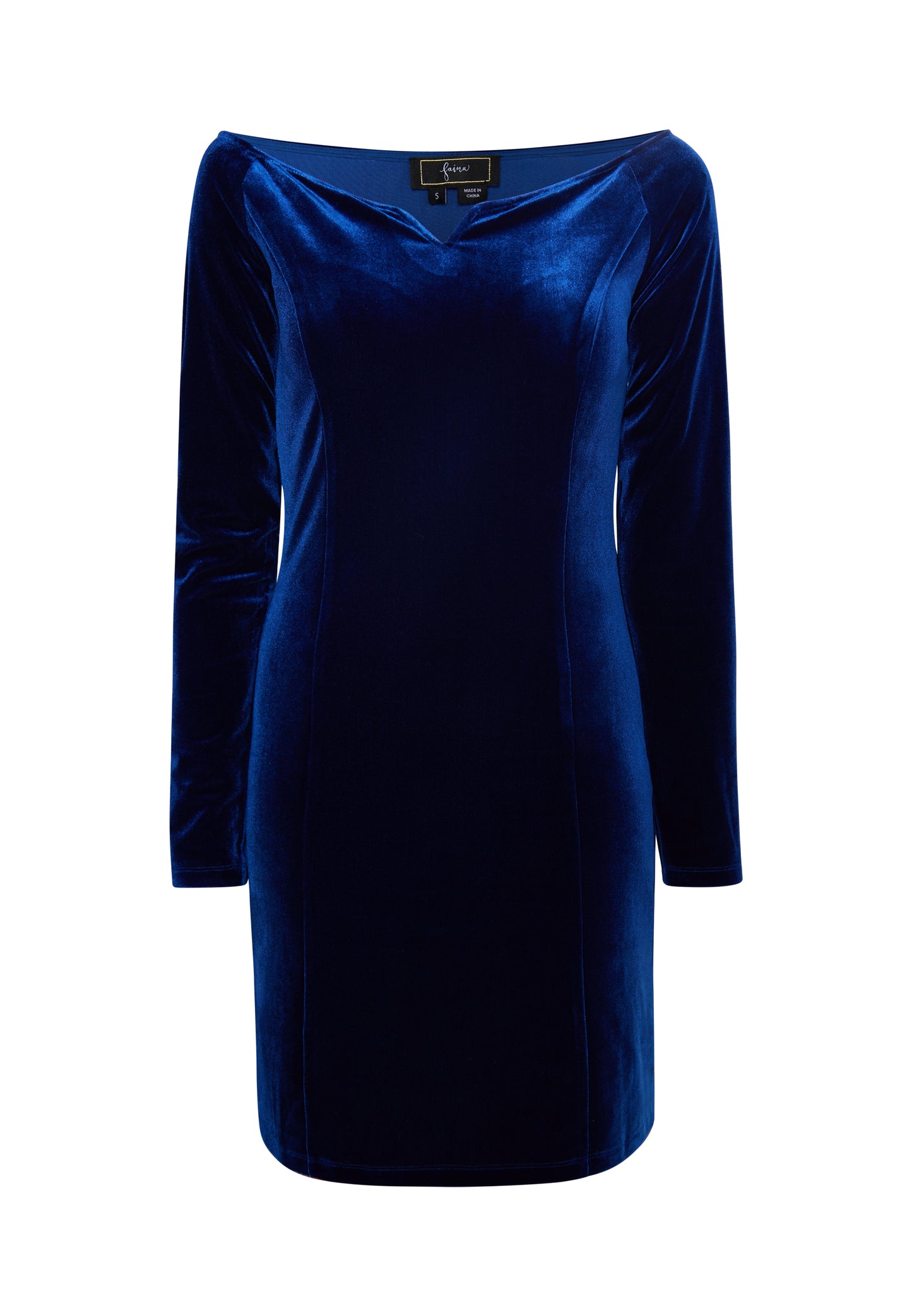 faina women's mini long sleeve dress
