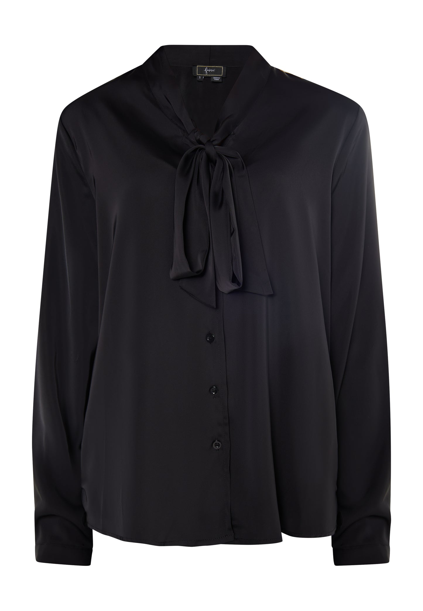faina women's faina tie-neck blouse
