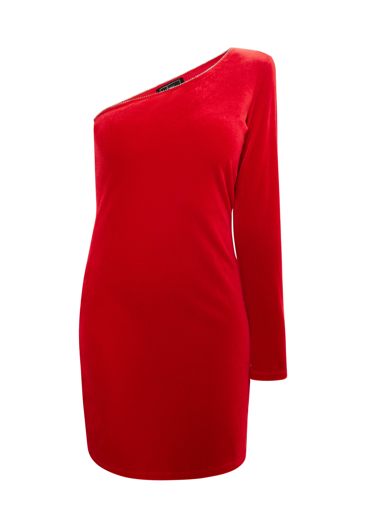 faina women's one shoulder mini dress