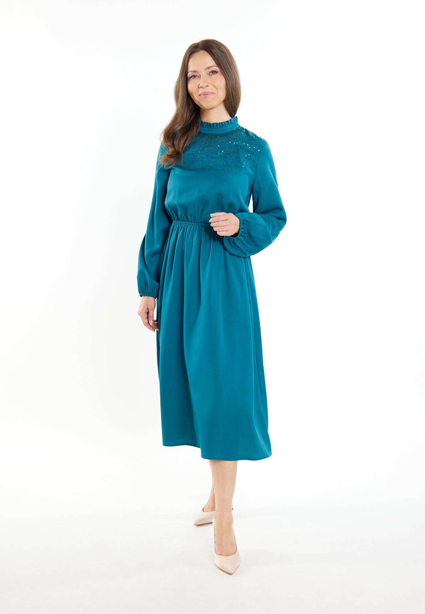 usha women's midi dress