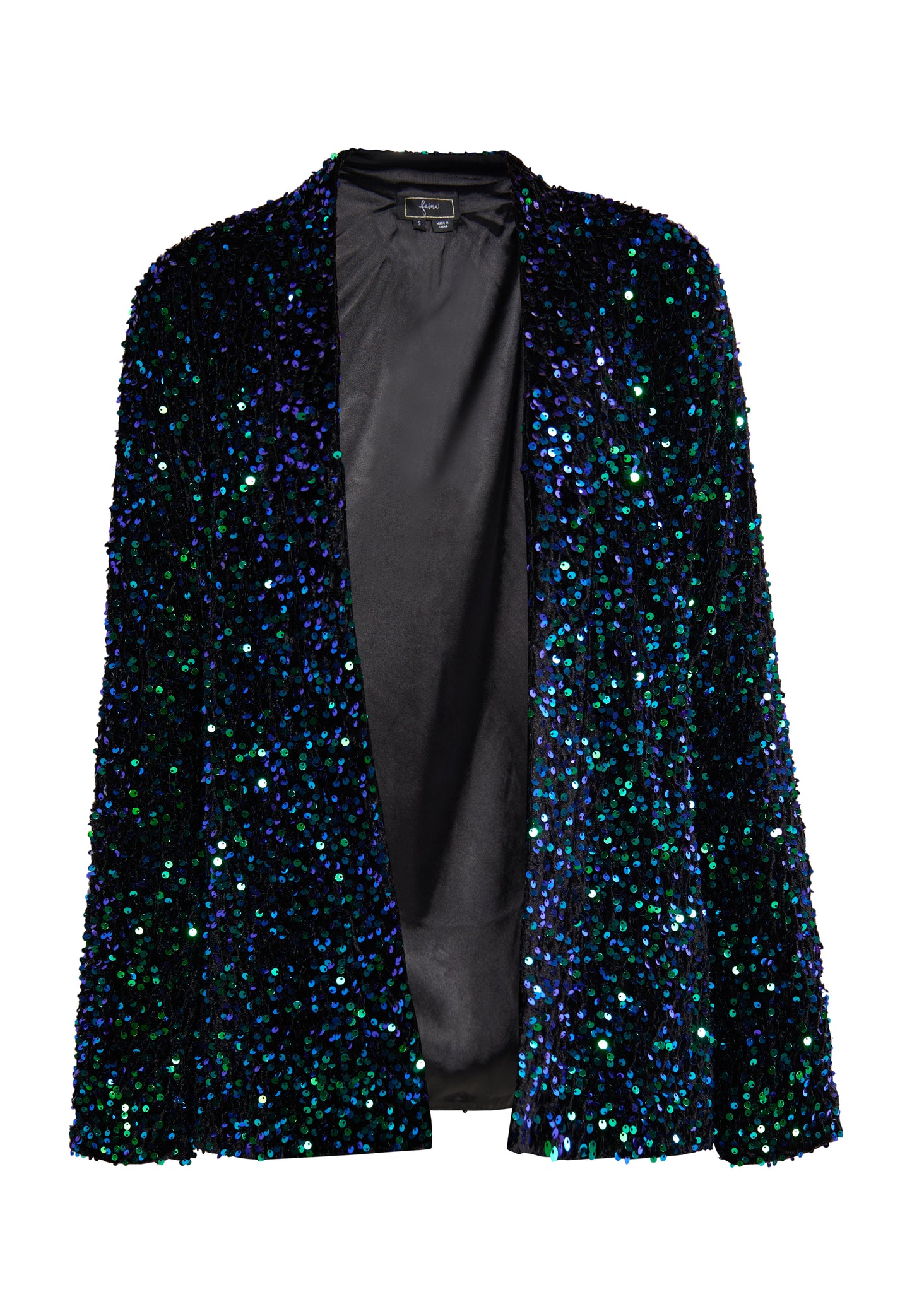 faina women's blazer with sequins