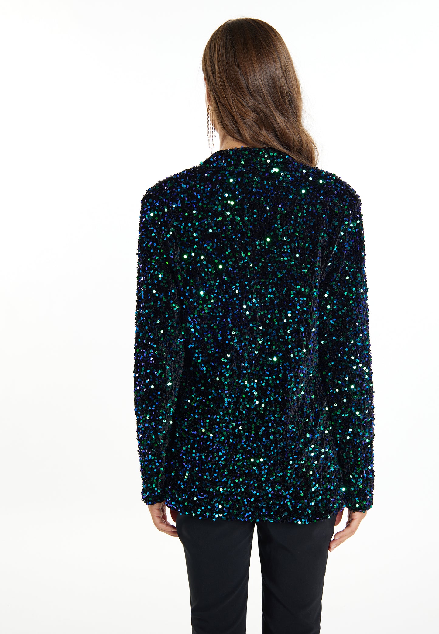 faina women's blazer with sequins
