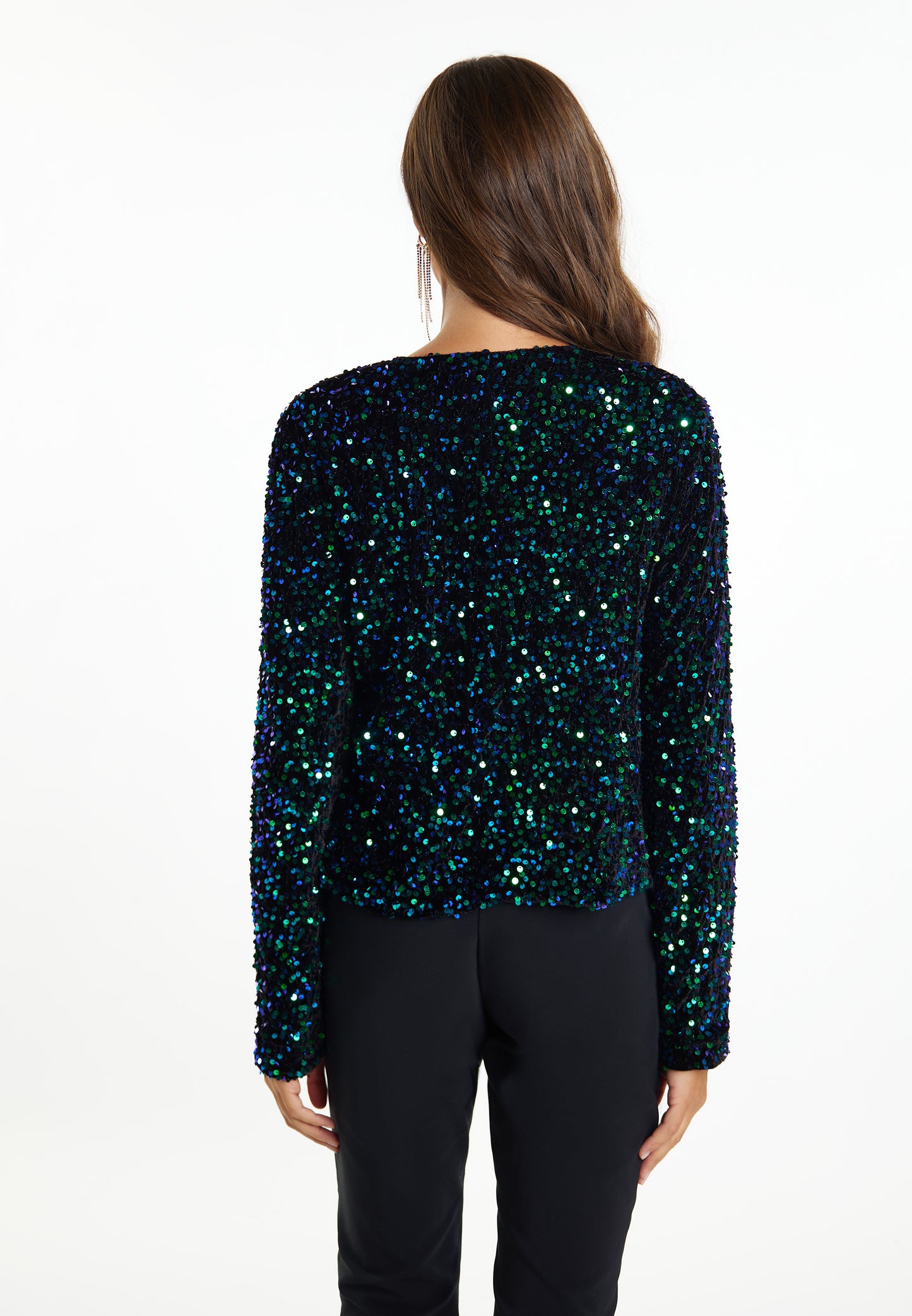 faina women's jacket with sequins