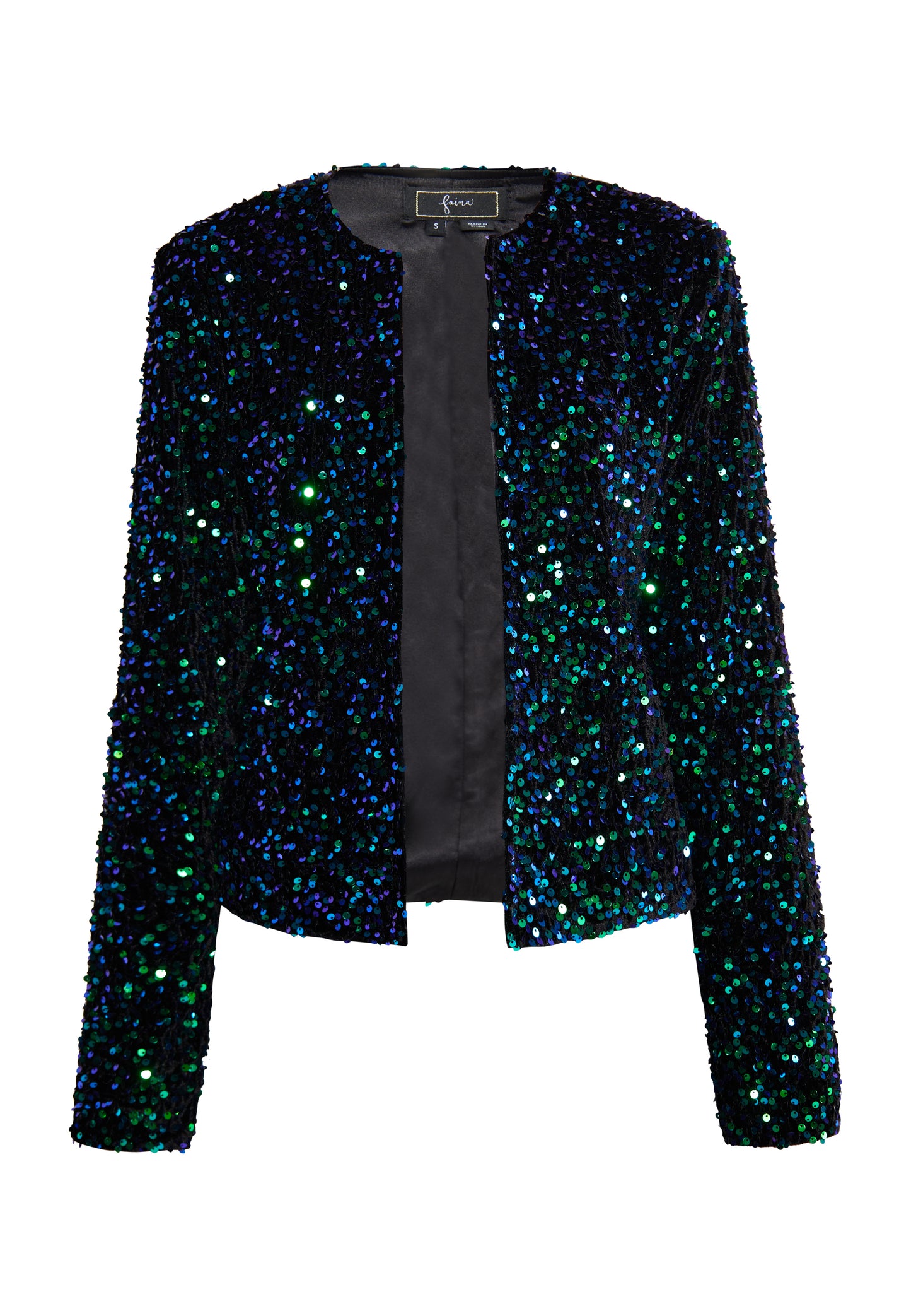 faina women's jacket with sequins