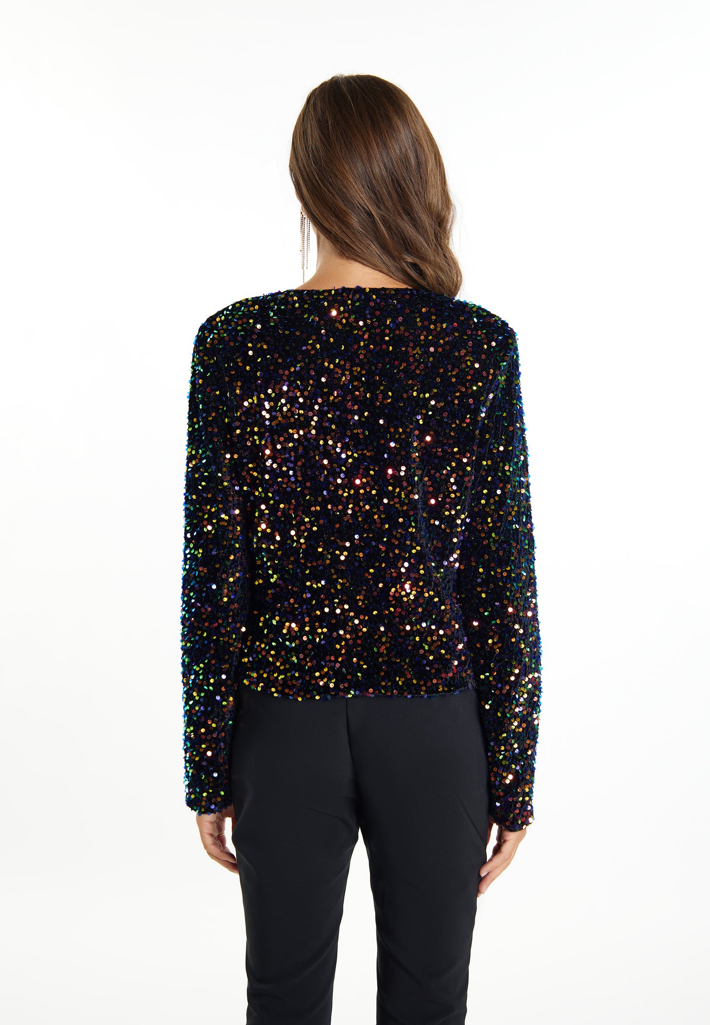 faina women's jacket with sequins