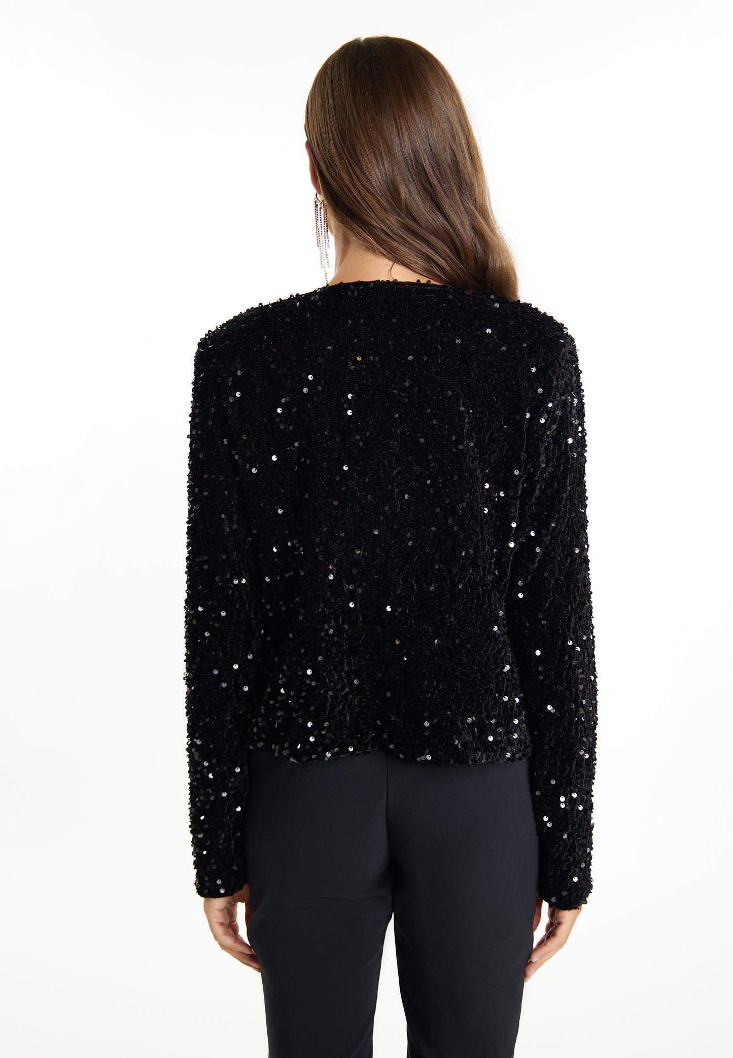 faina women's jacket with sequins