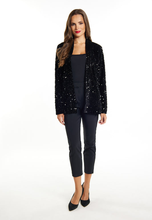 faina women's blazer with sequins