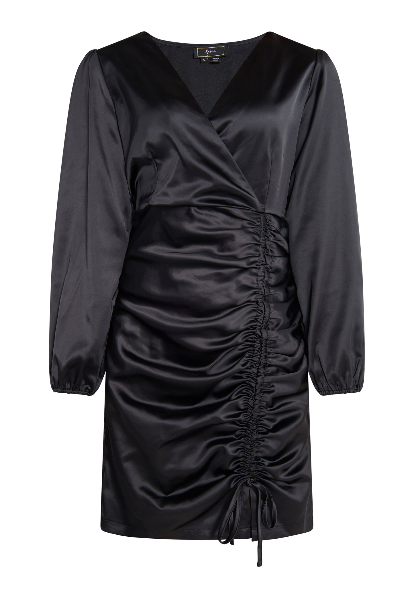 faina women's satin mini dress