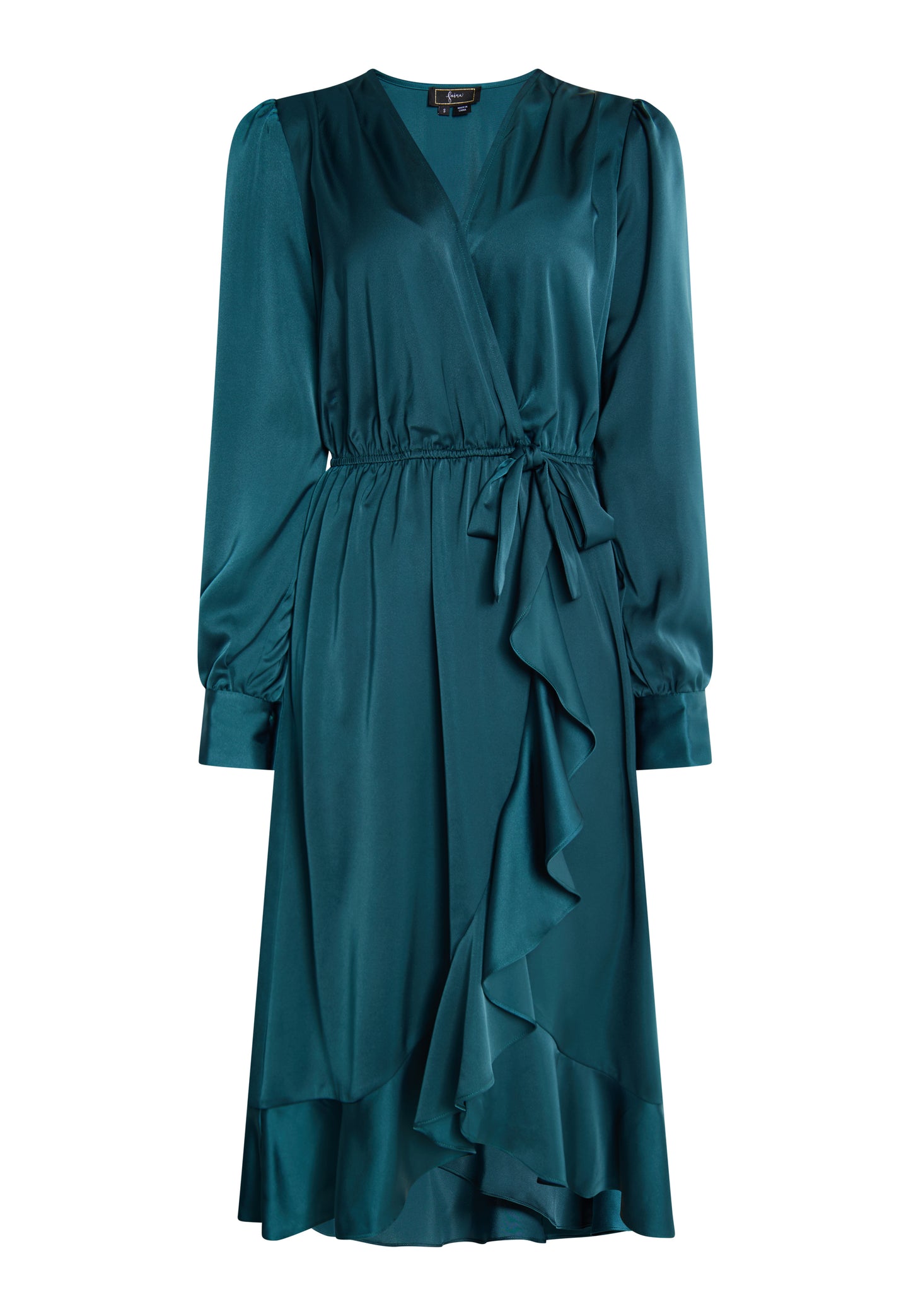 faina women's midi long sleeve dress