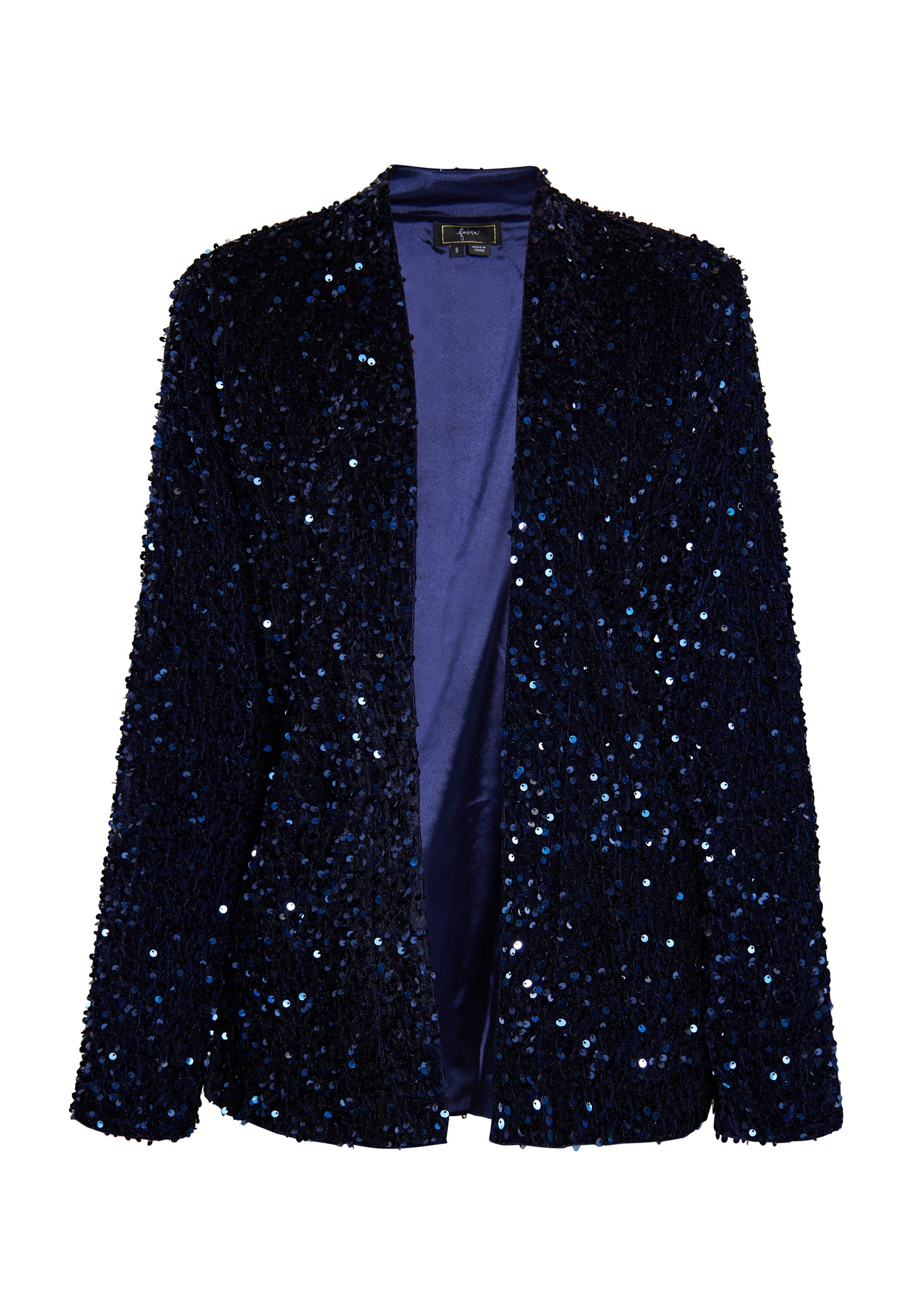 faina women's blazer with sequins