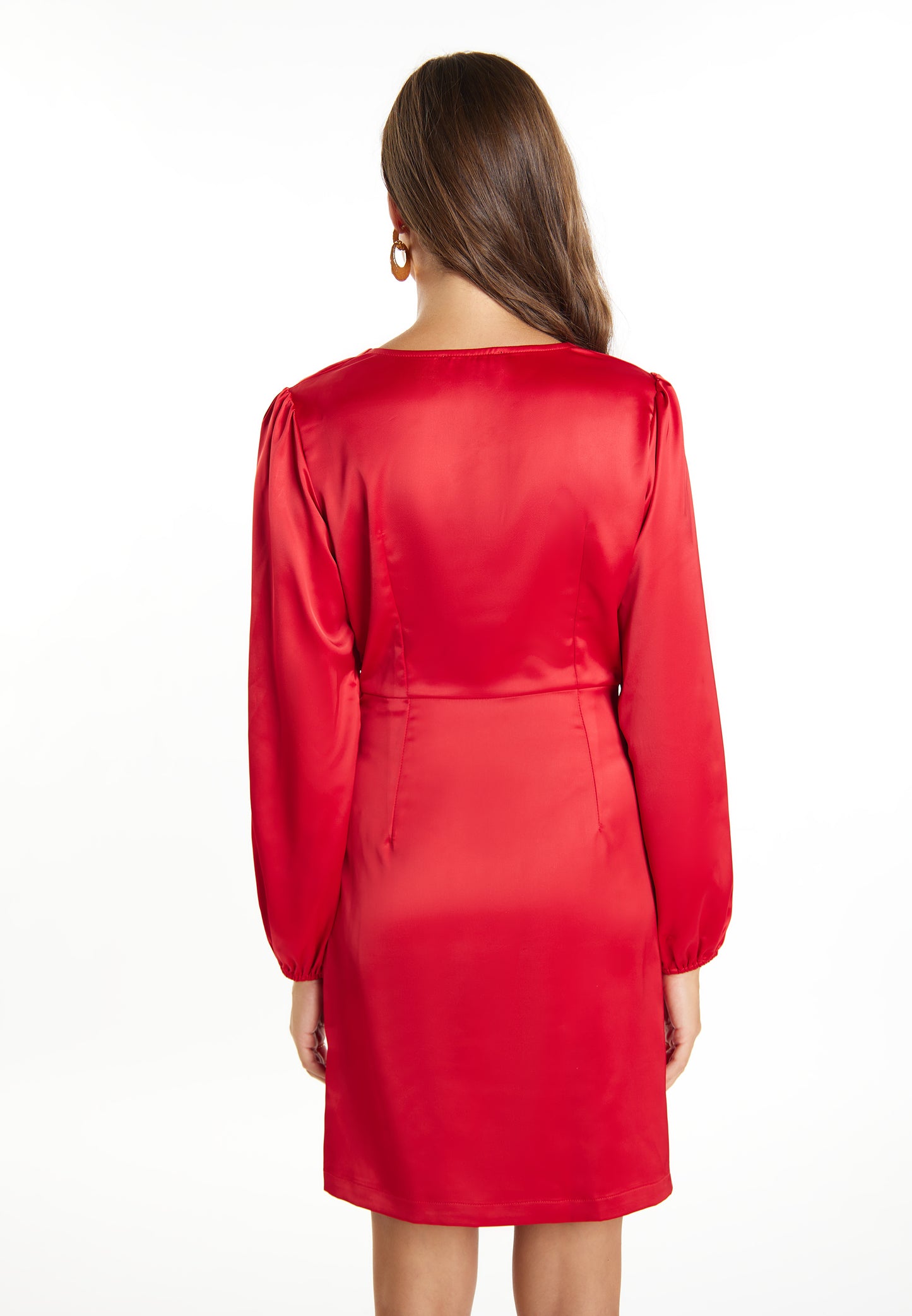 faina women's satin mini dress