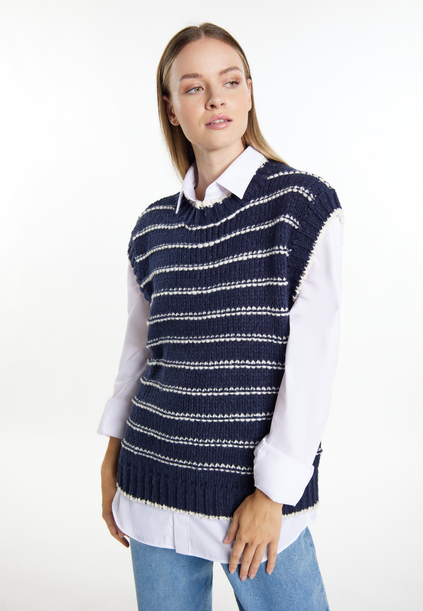 DreiMaster Maritim women's sweater vest