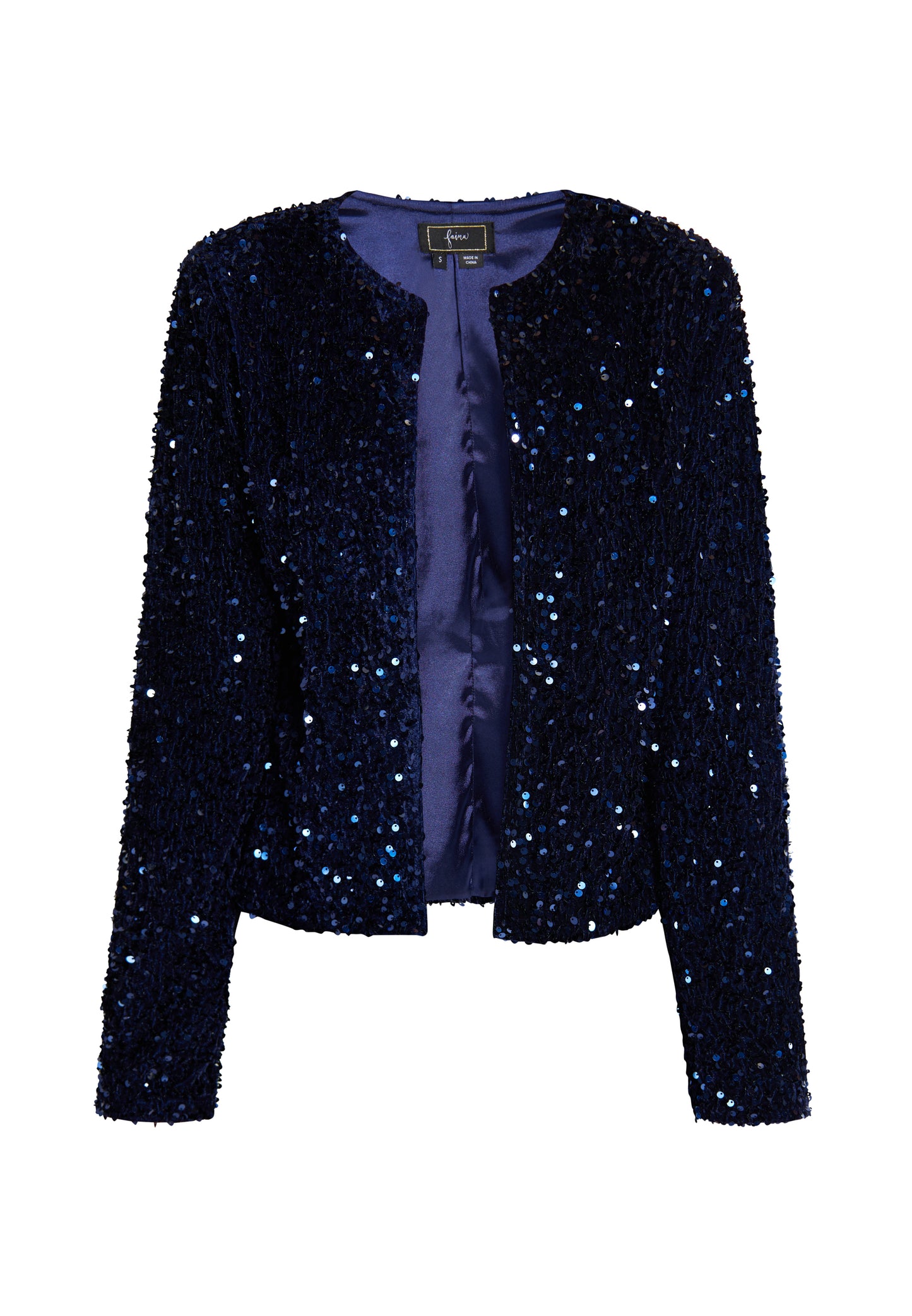 faina women's jacket with sequins