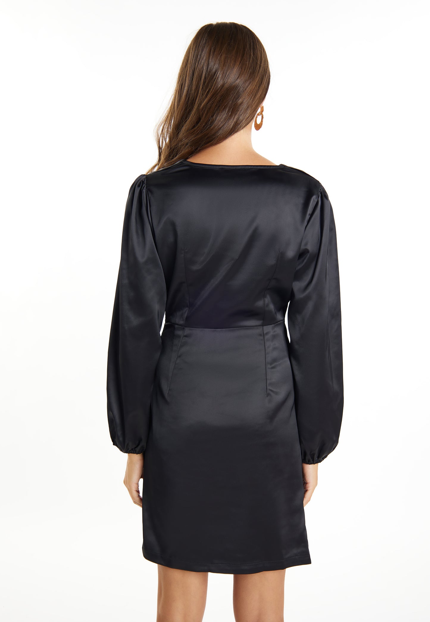 faina women's satin mini dress
