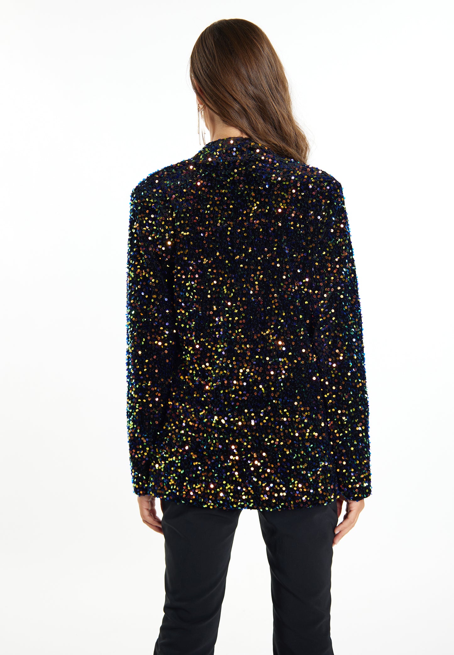 faina women's blazer with sequins