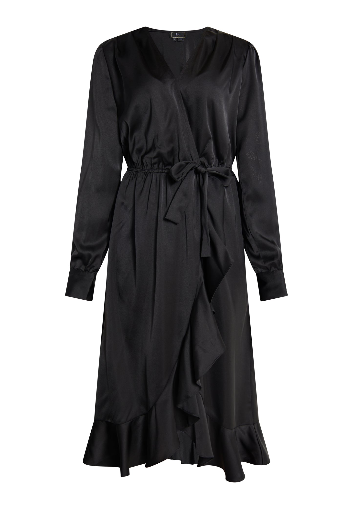 faina women's midi long sleeve dress