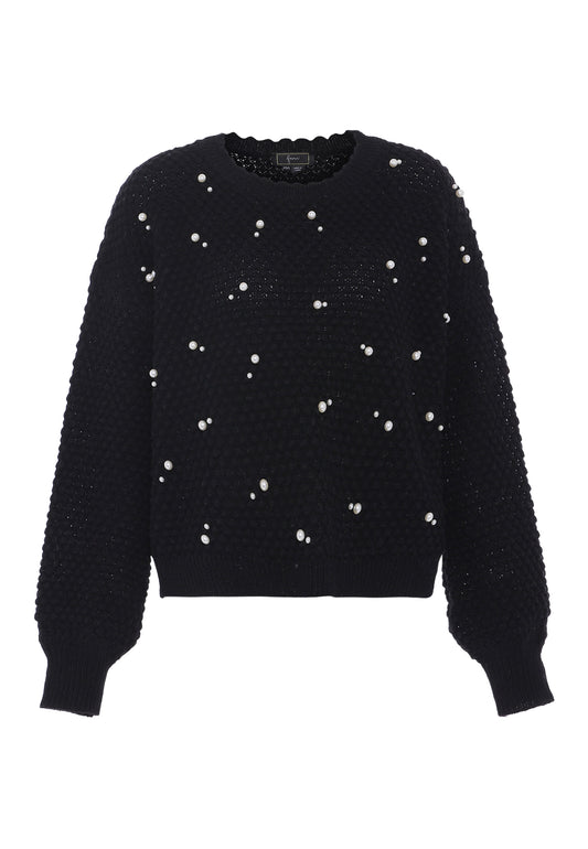 faina women's sweater with pearl