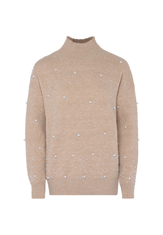faina women's sweater with pearl