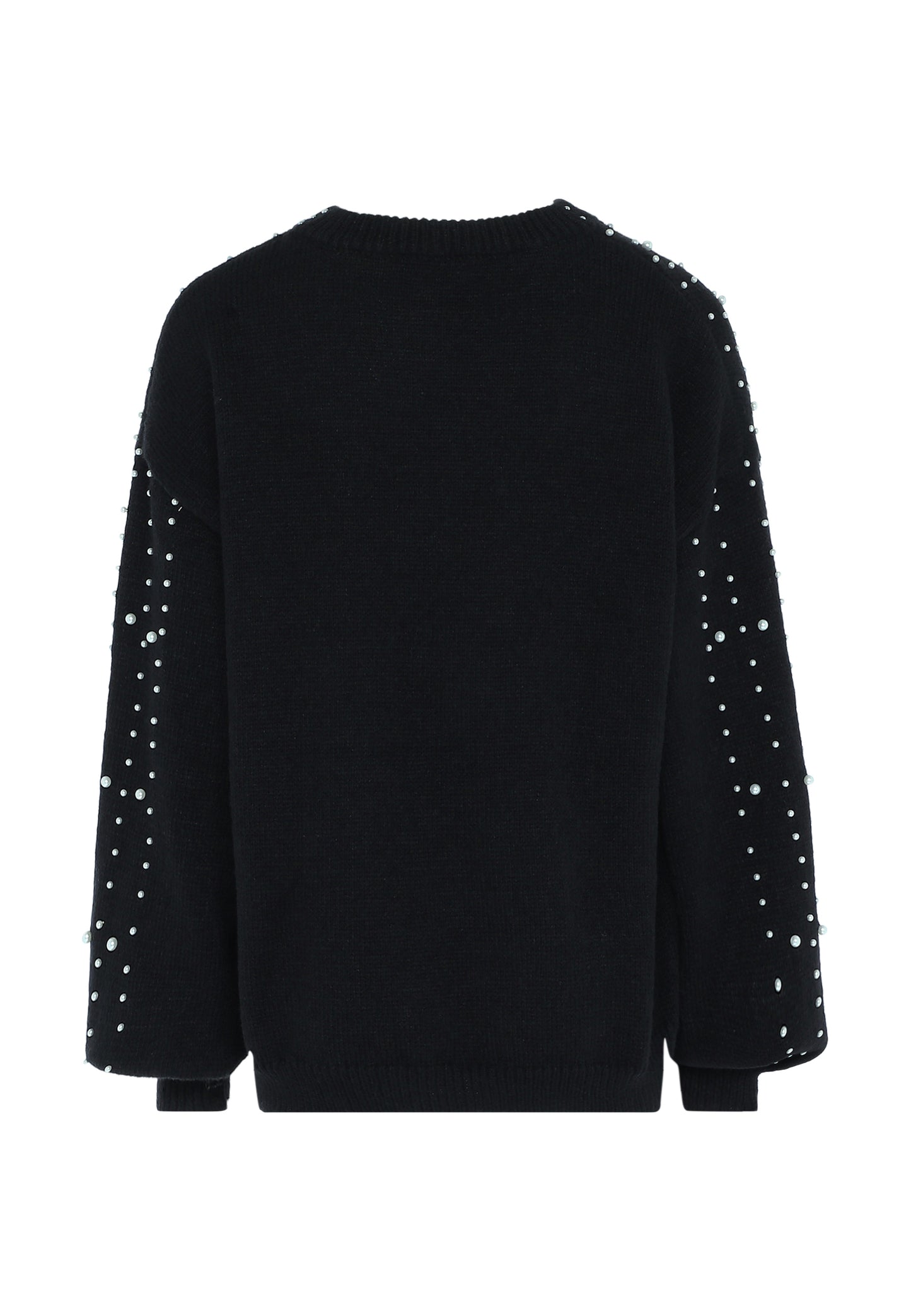 faina damski sweter z perłami