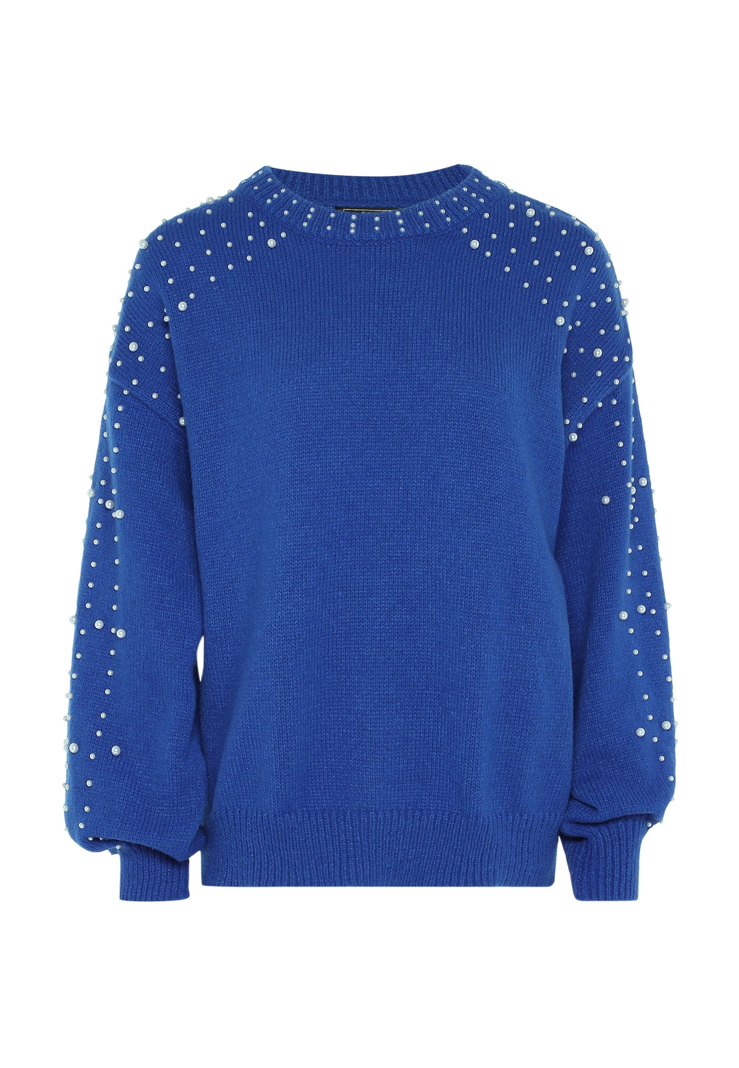 faina damski sweter z perłami