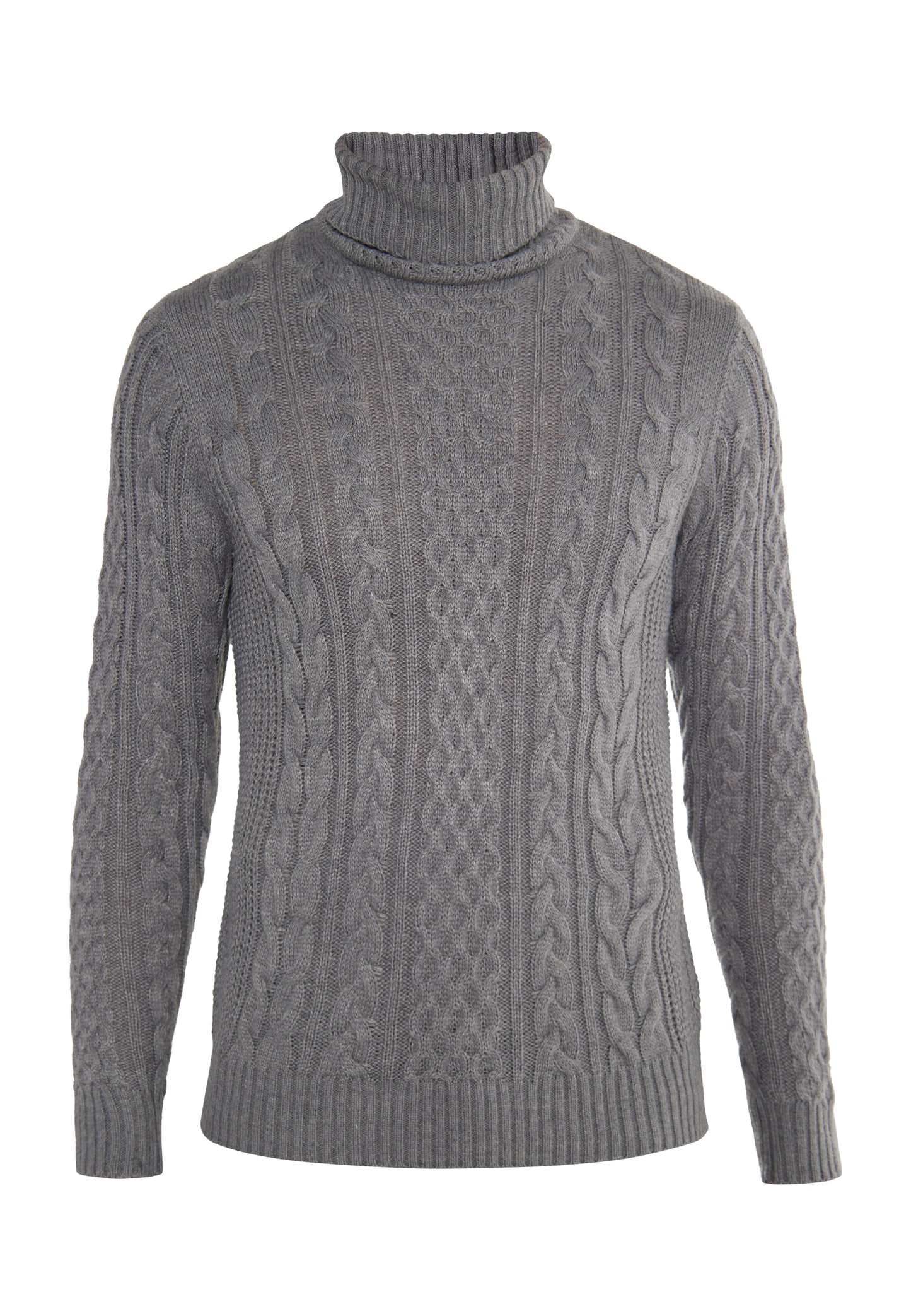 Mo men's cable knit sweater