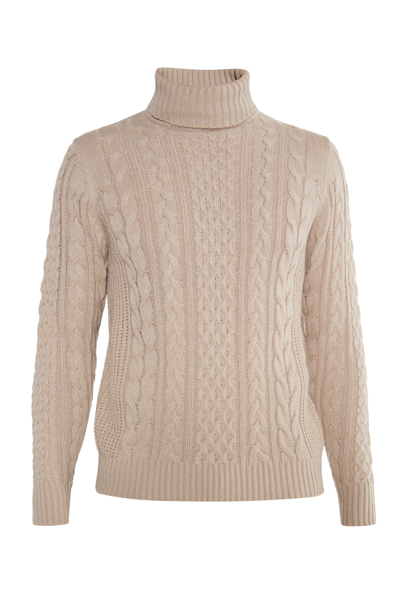 Mo men's cable knit sweater