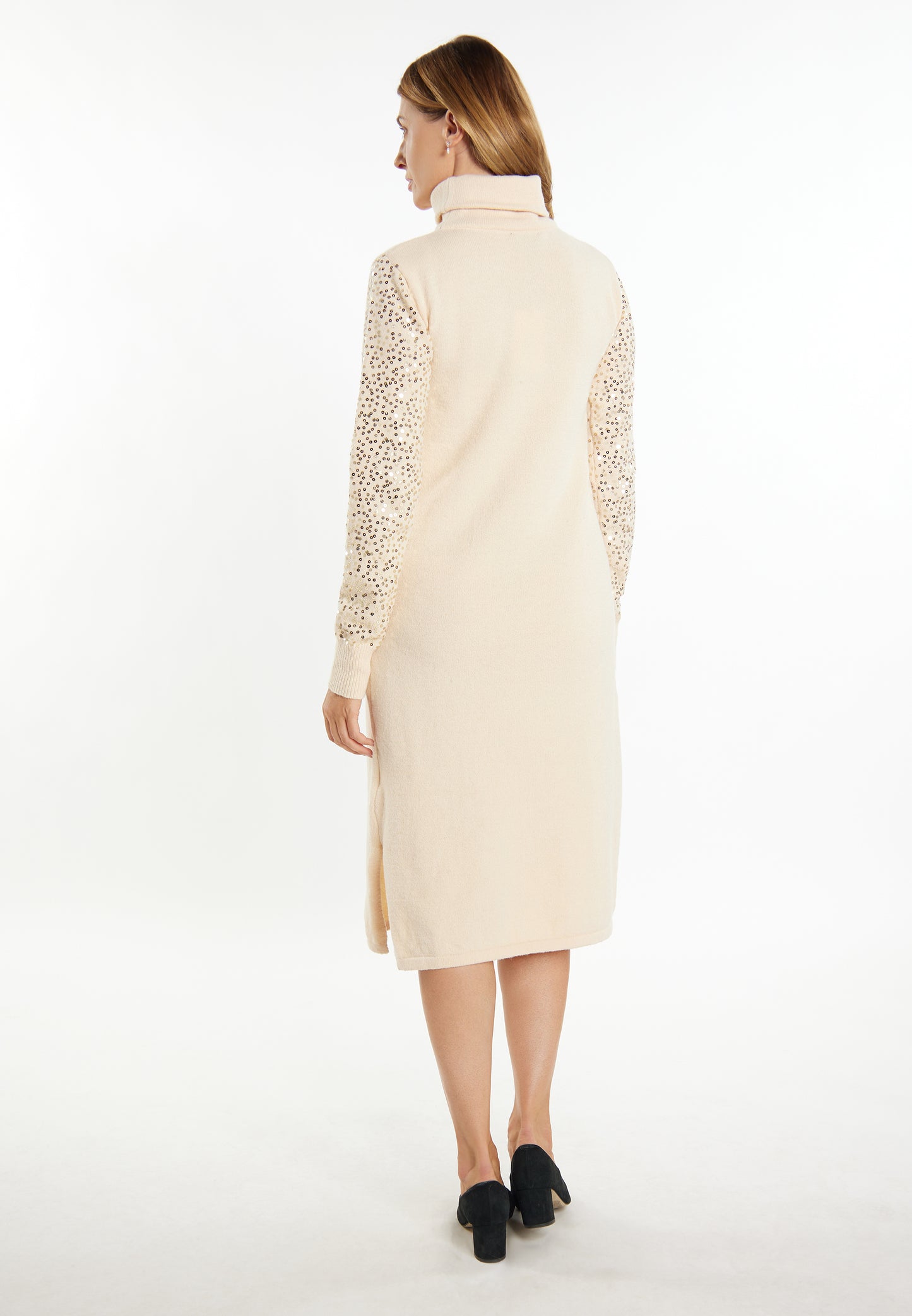 usha BLACK LABEL women's knitted dress with sequins