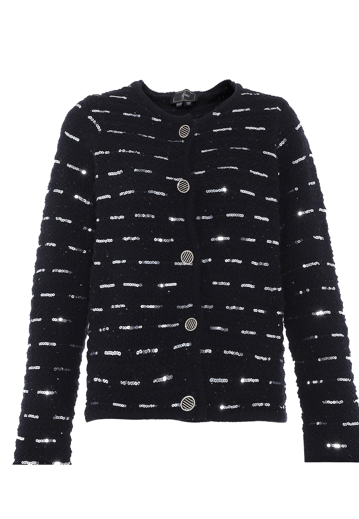 faina women's cardigan with sequins