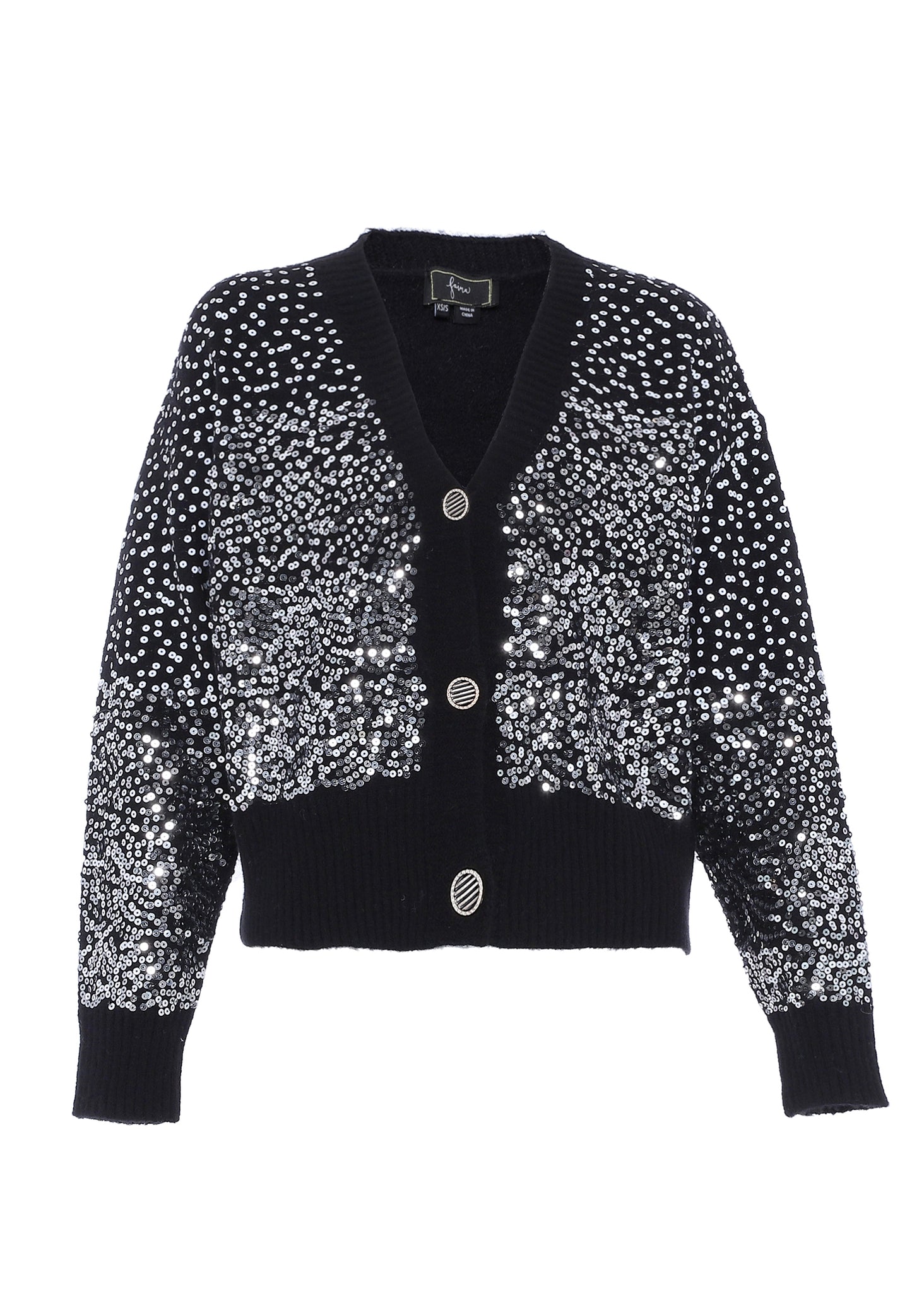 faina women's cardigan with sequin