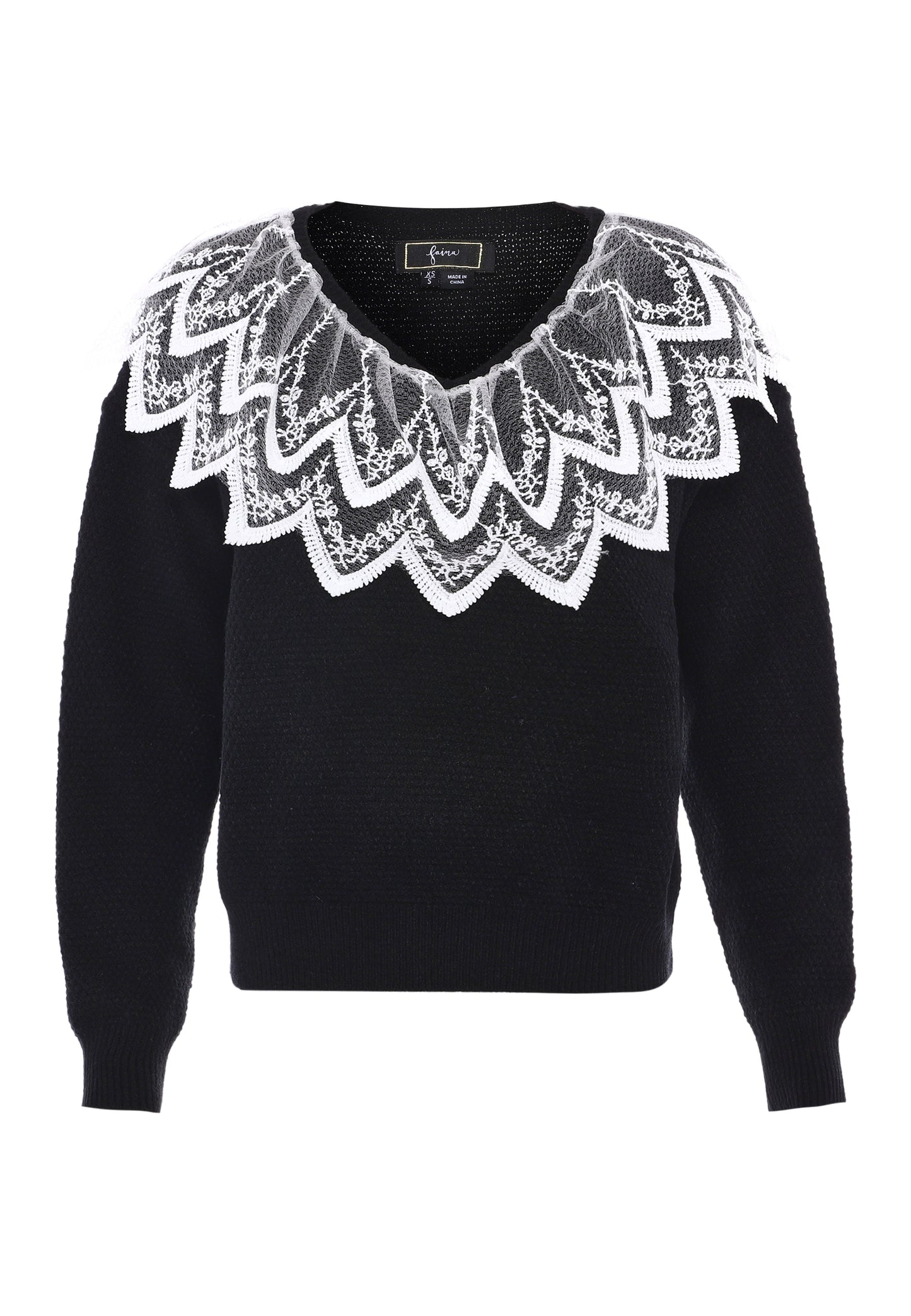 faina women's knitted sweater