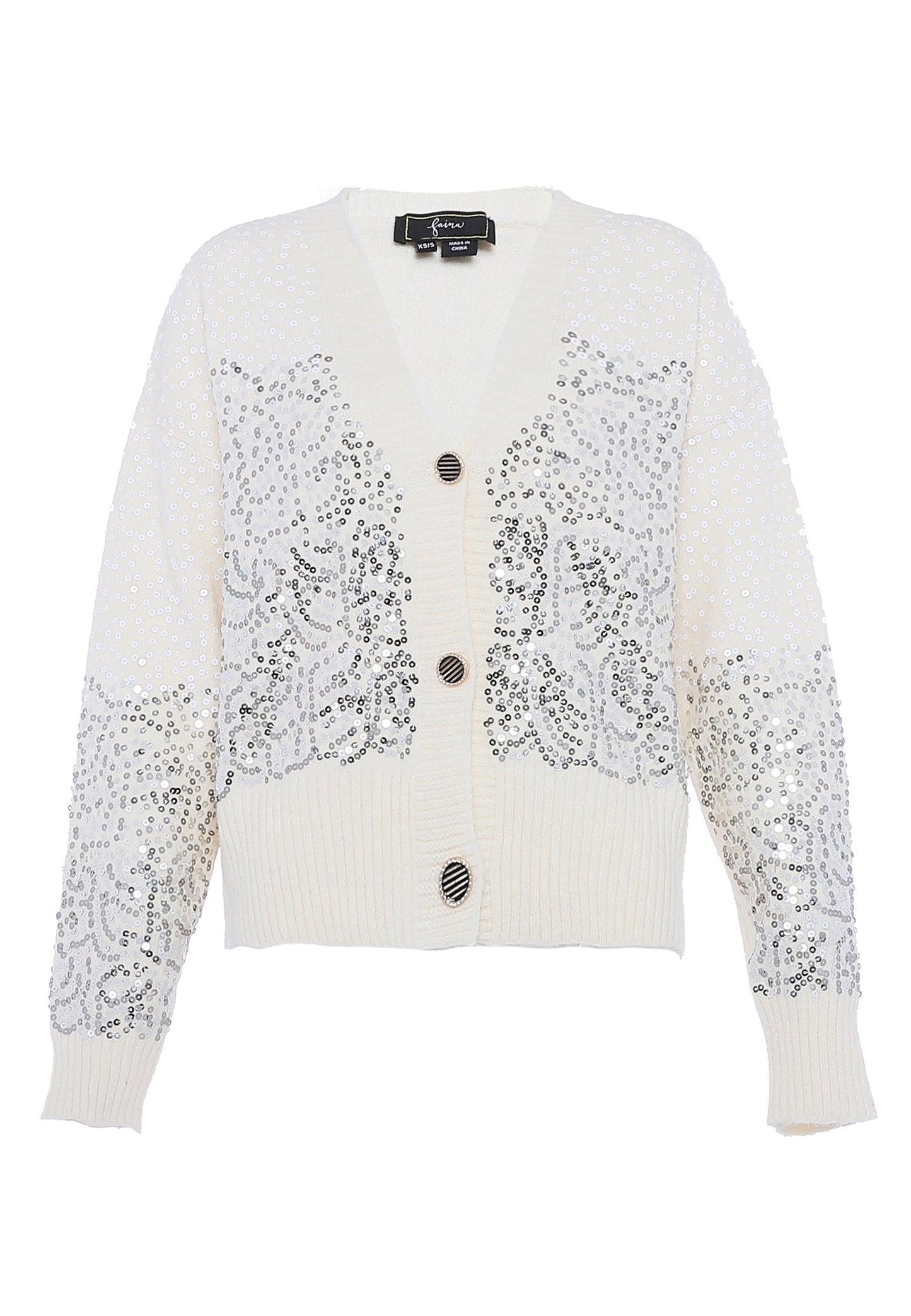 faina women's cardigan with sequin