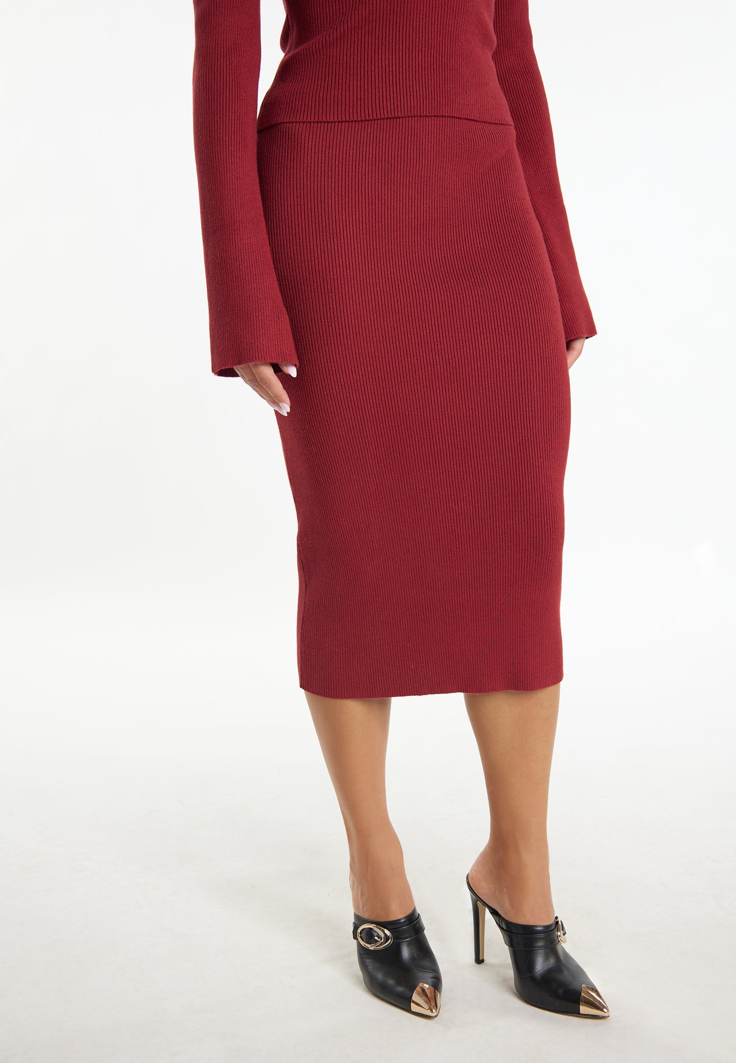 faina women's jersey pencil skirt