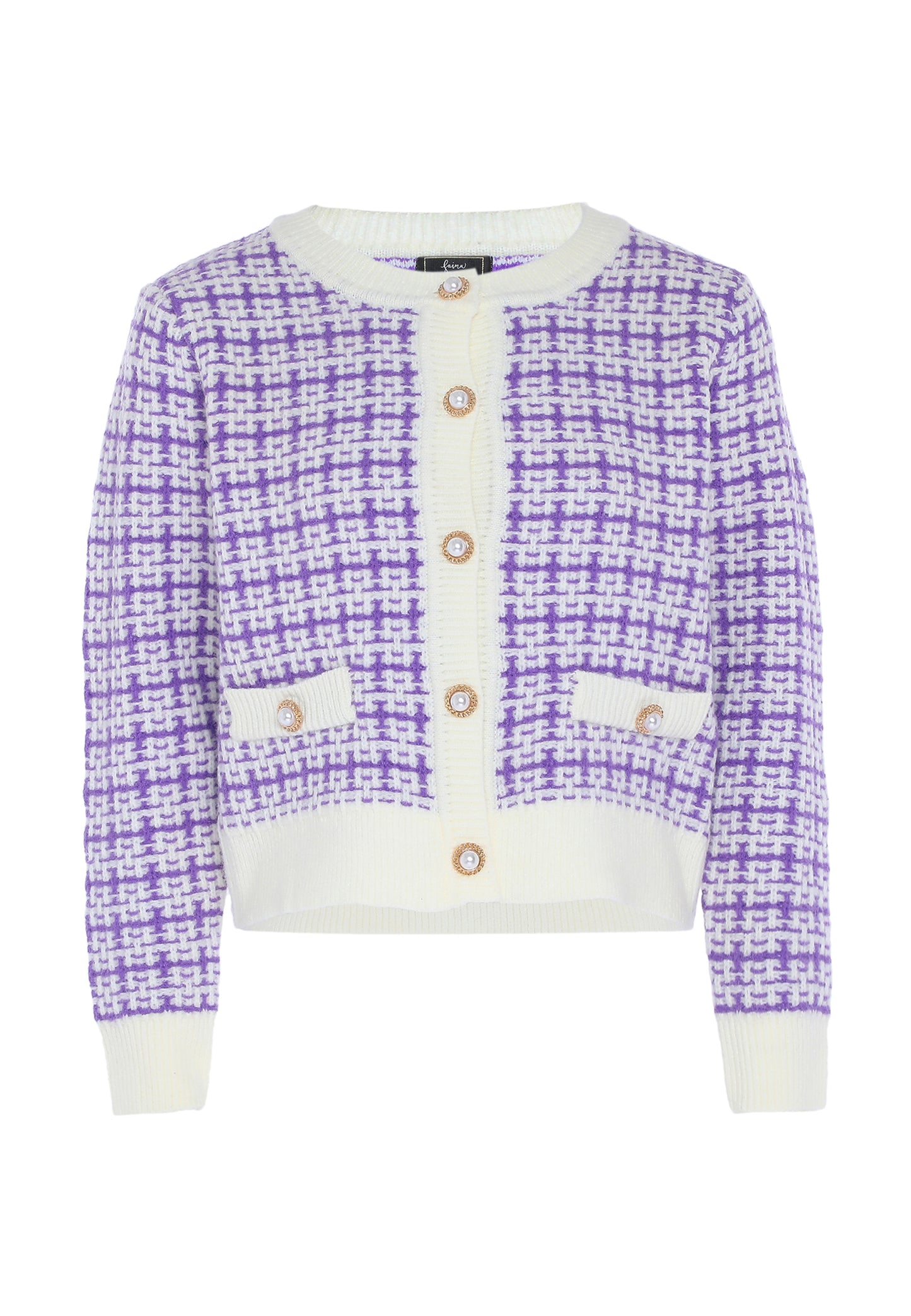 faina women's knit cardigan