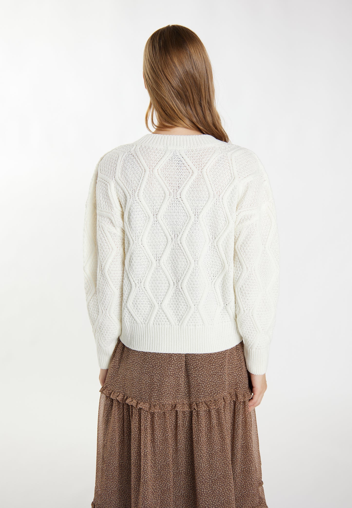 DreiMaster Vintage damski sweter dzianinowy