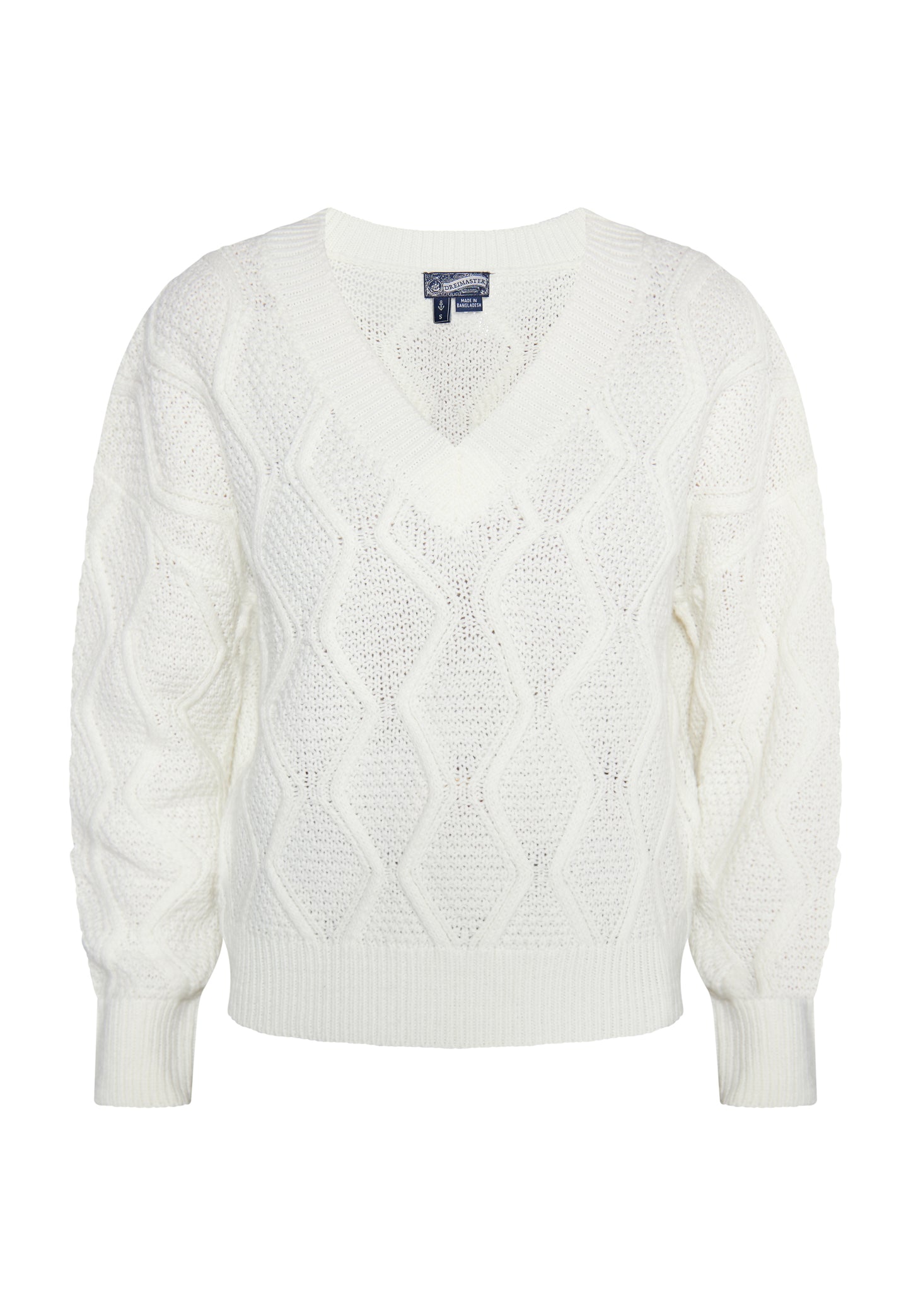 DreiMaster Vintage damski sweter dzianinowy