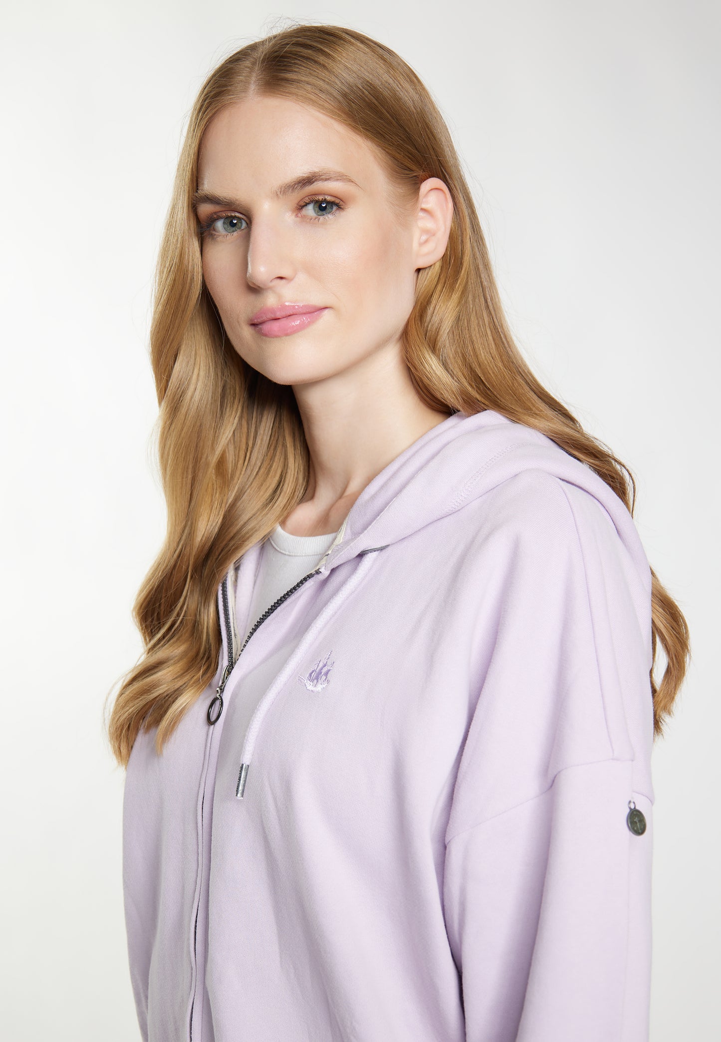 DreiMaster Vintage women's long sweat hooded jacket