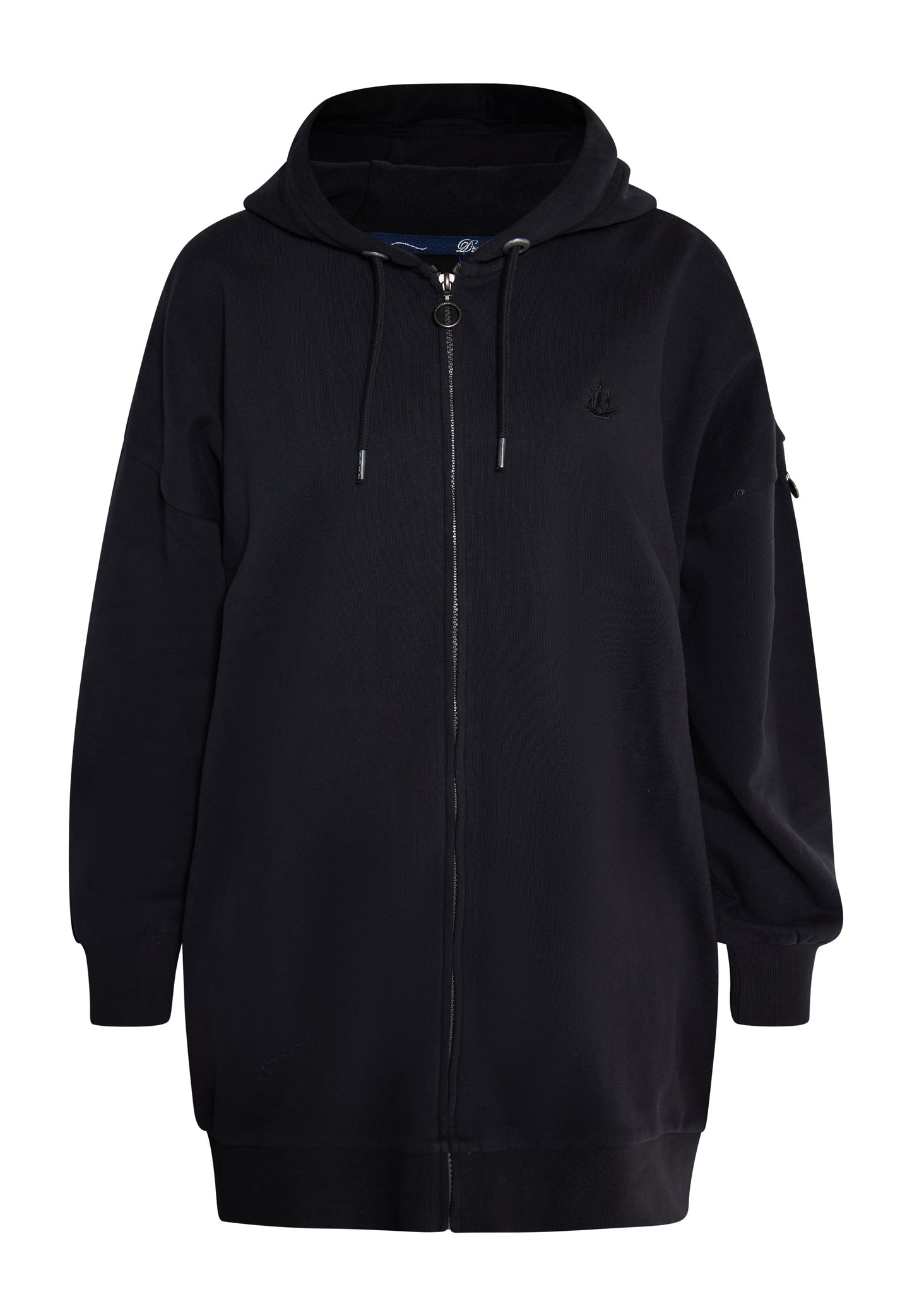 DreiMaster Vintage women's long sweat hooded jacket