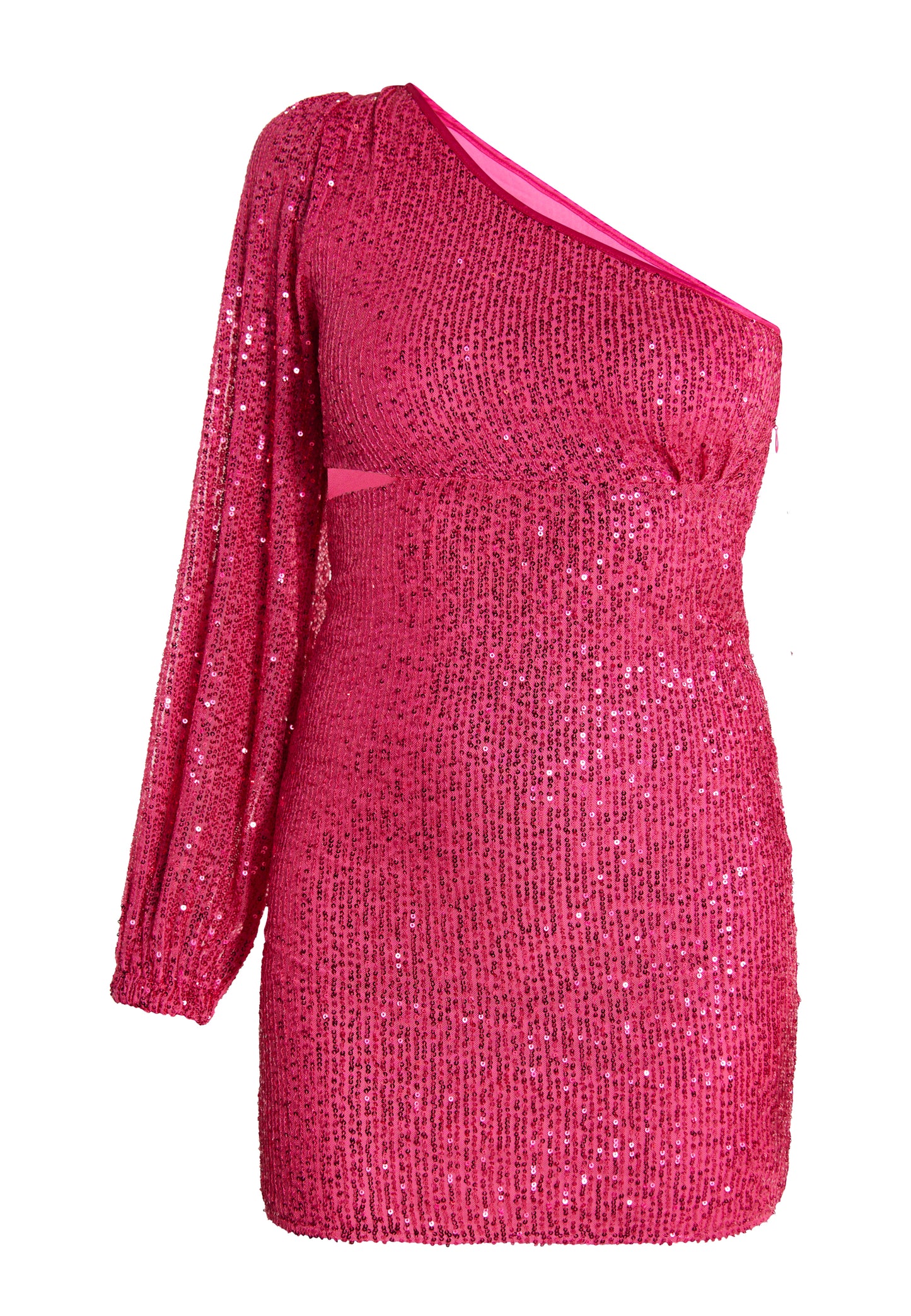 faina women's one shoulder mini dress