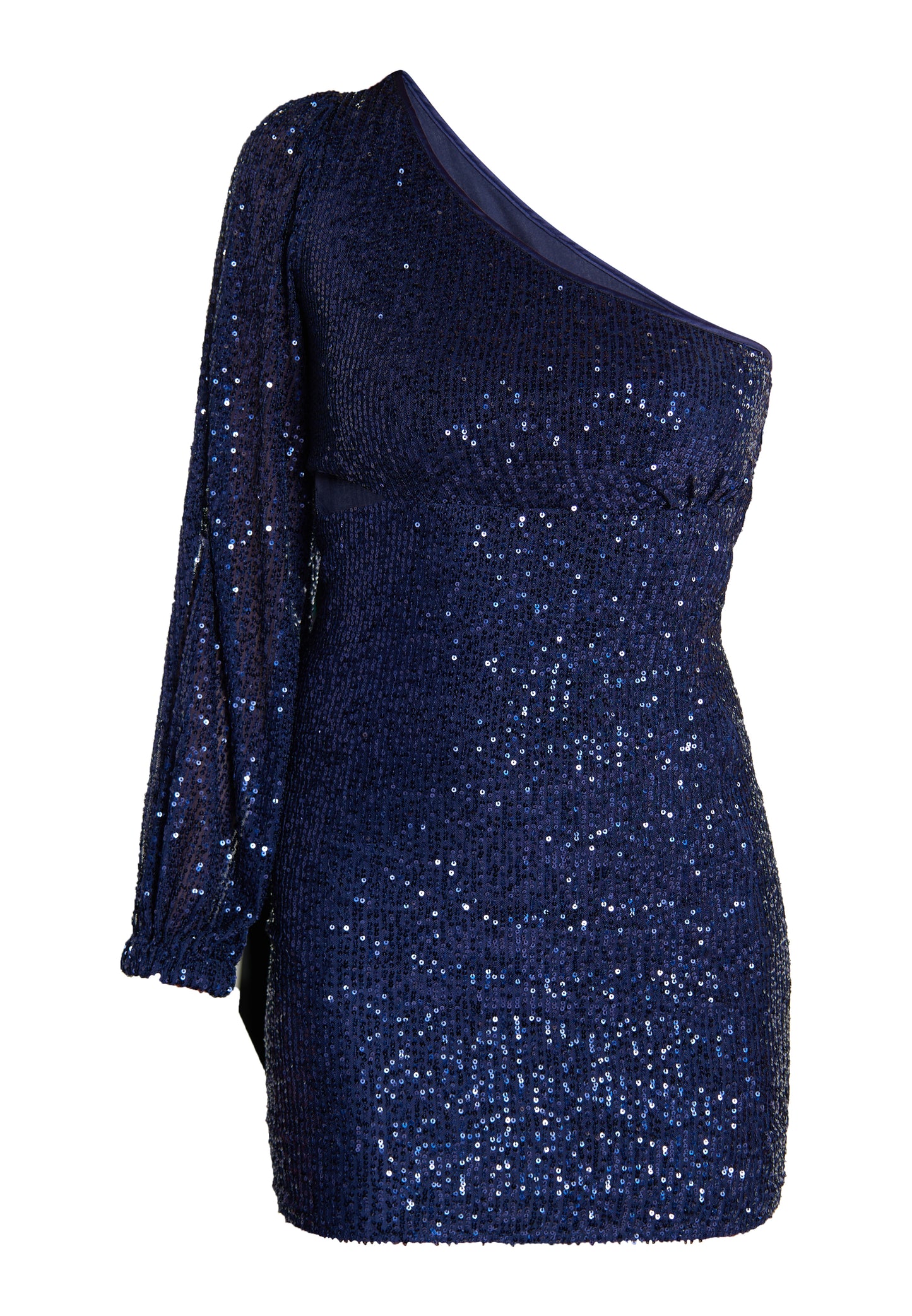 faina women's one shoulder mini dress