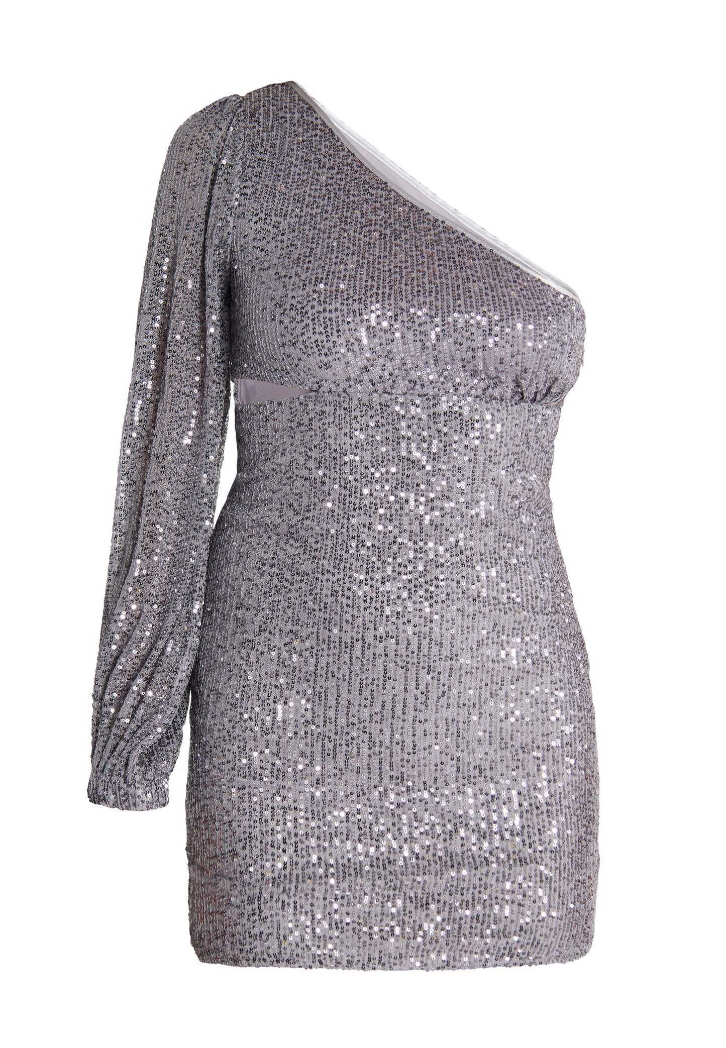 faina women's one shoulder mini dress