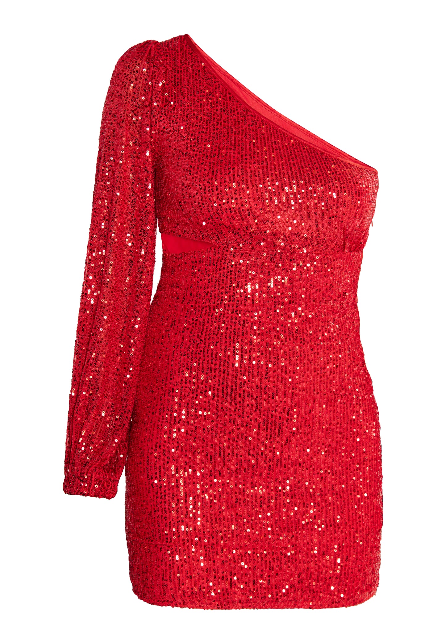 faina women's one shoulder mini dress