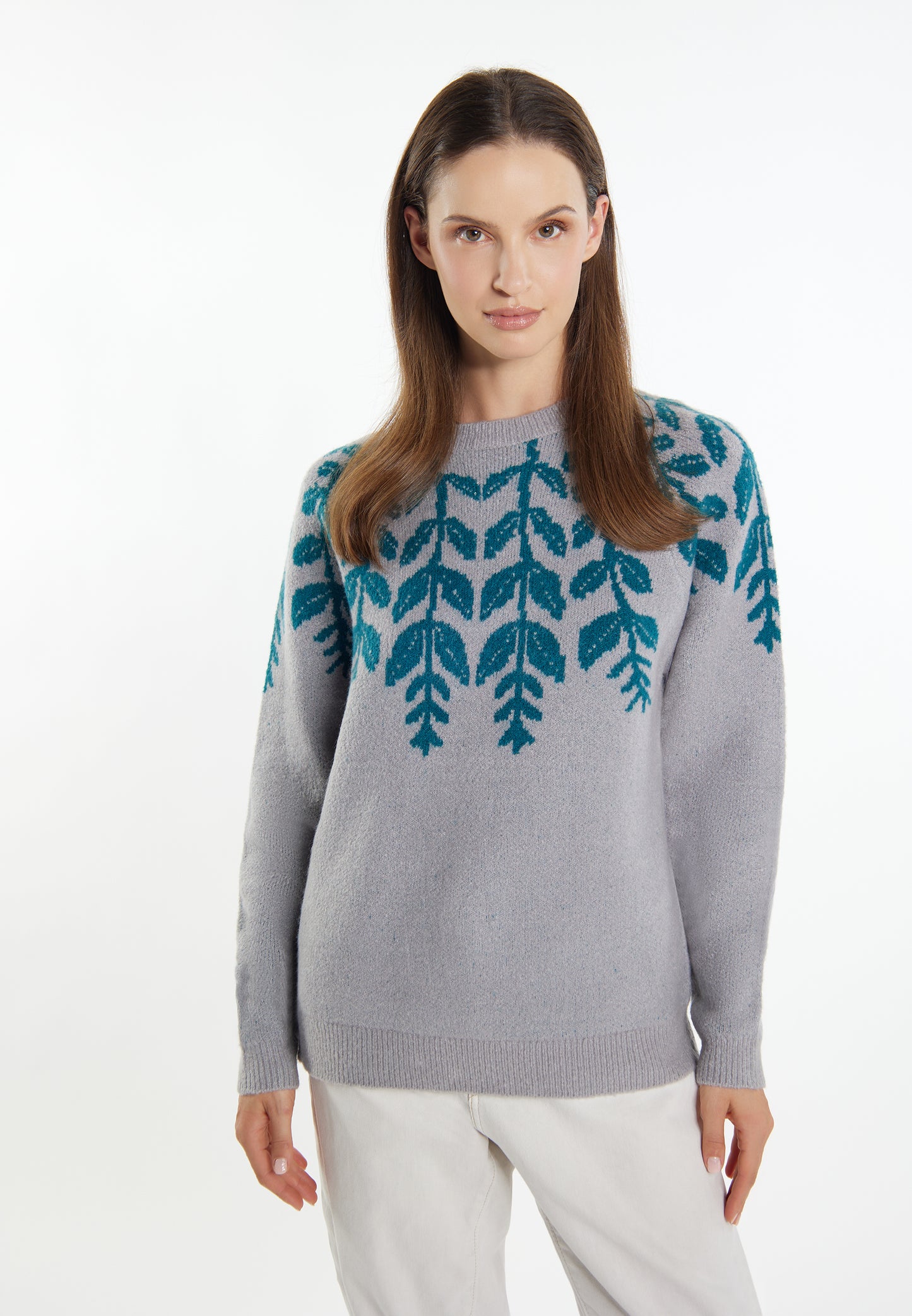 usha damski sweter z dzianiny
