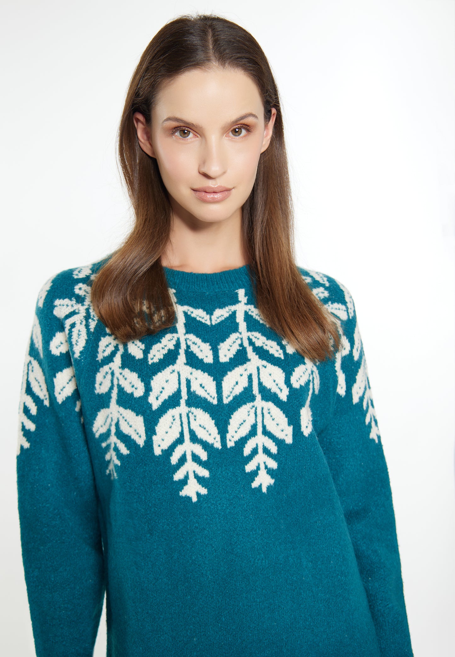 usha damski sweter z dzianiny