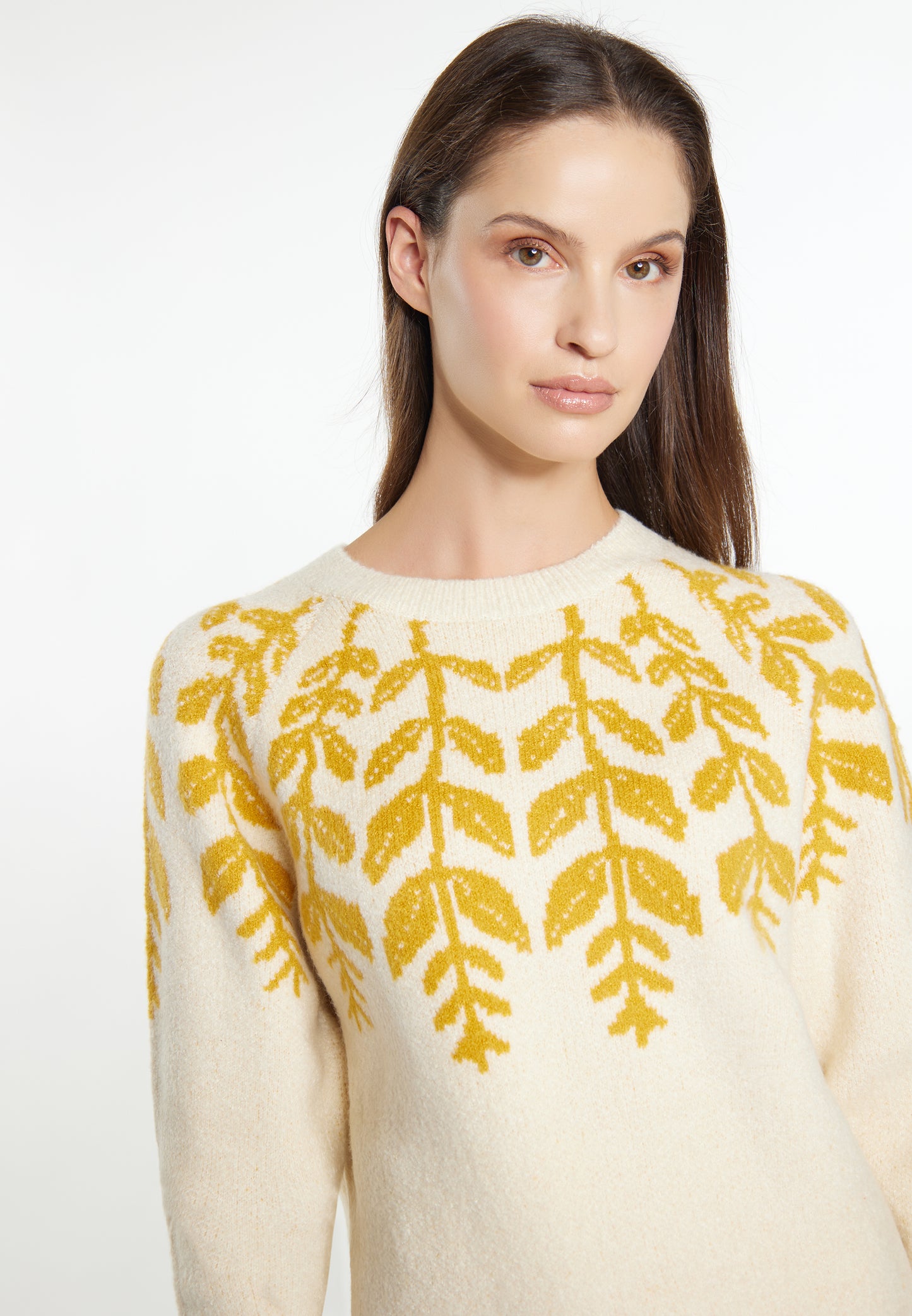 usha damski sweter z dzianiny