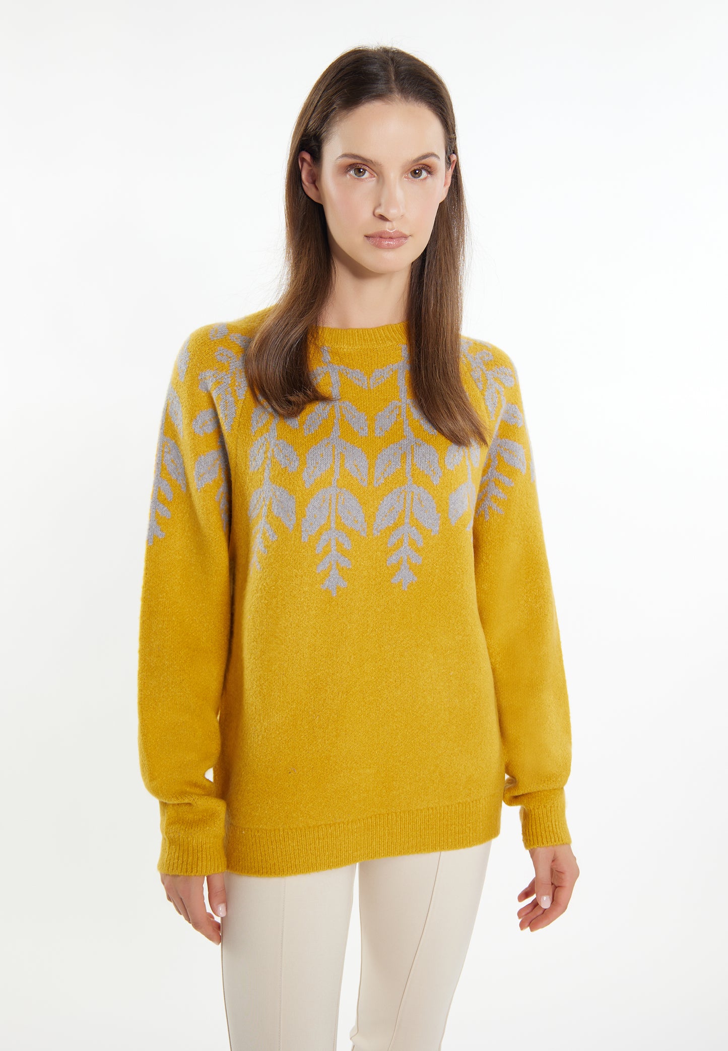 usha damski sweter z dzianiny