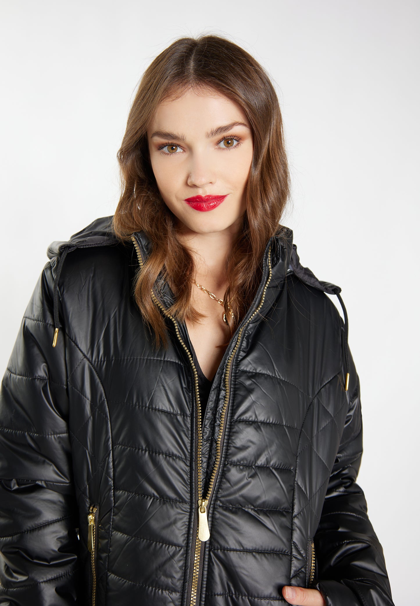 faina women's light quilted coat