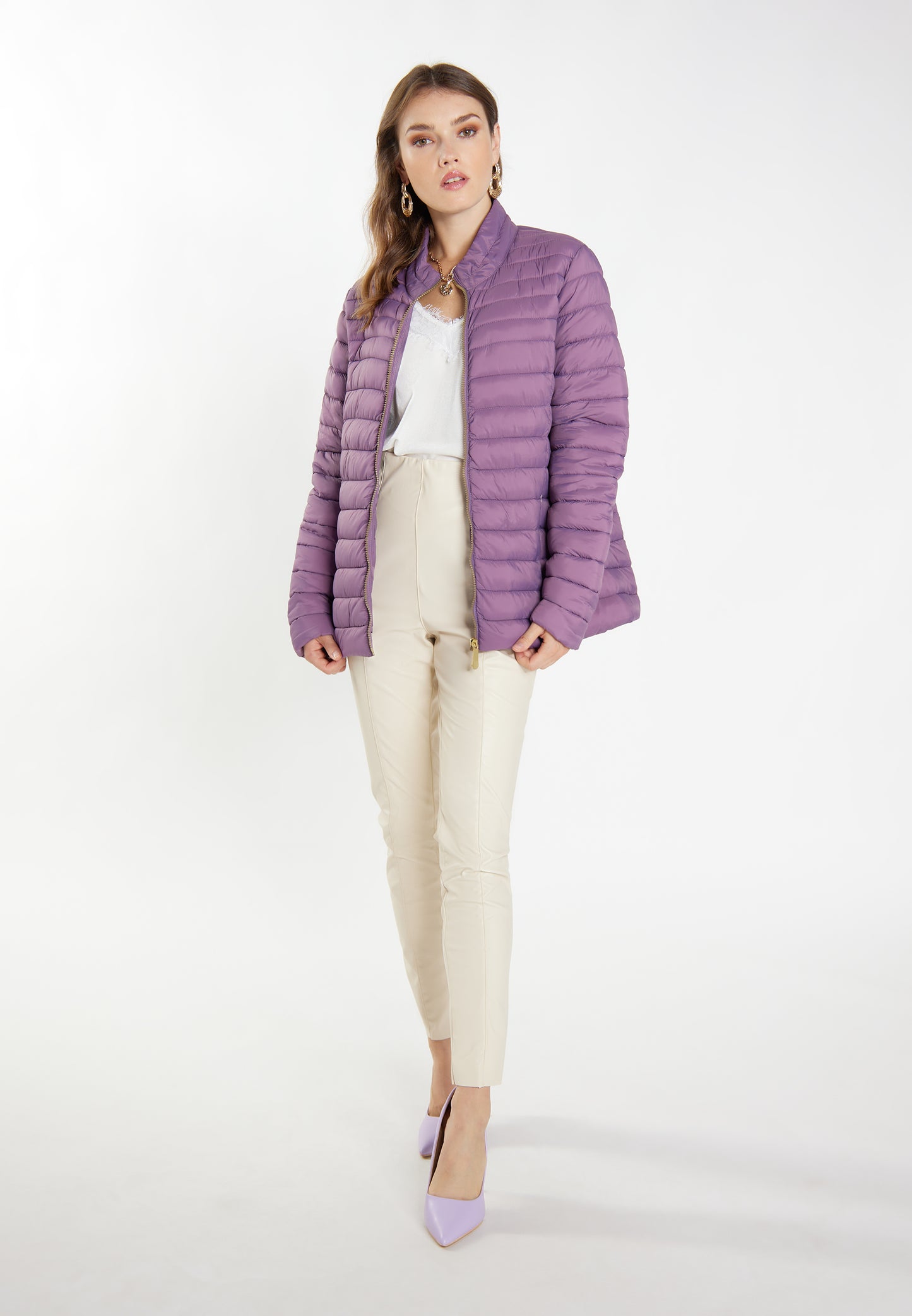 faina women's lightweight quilted jacket