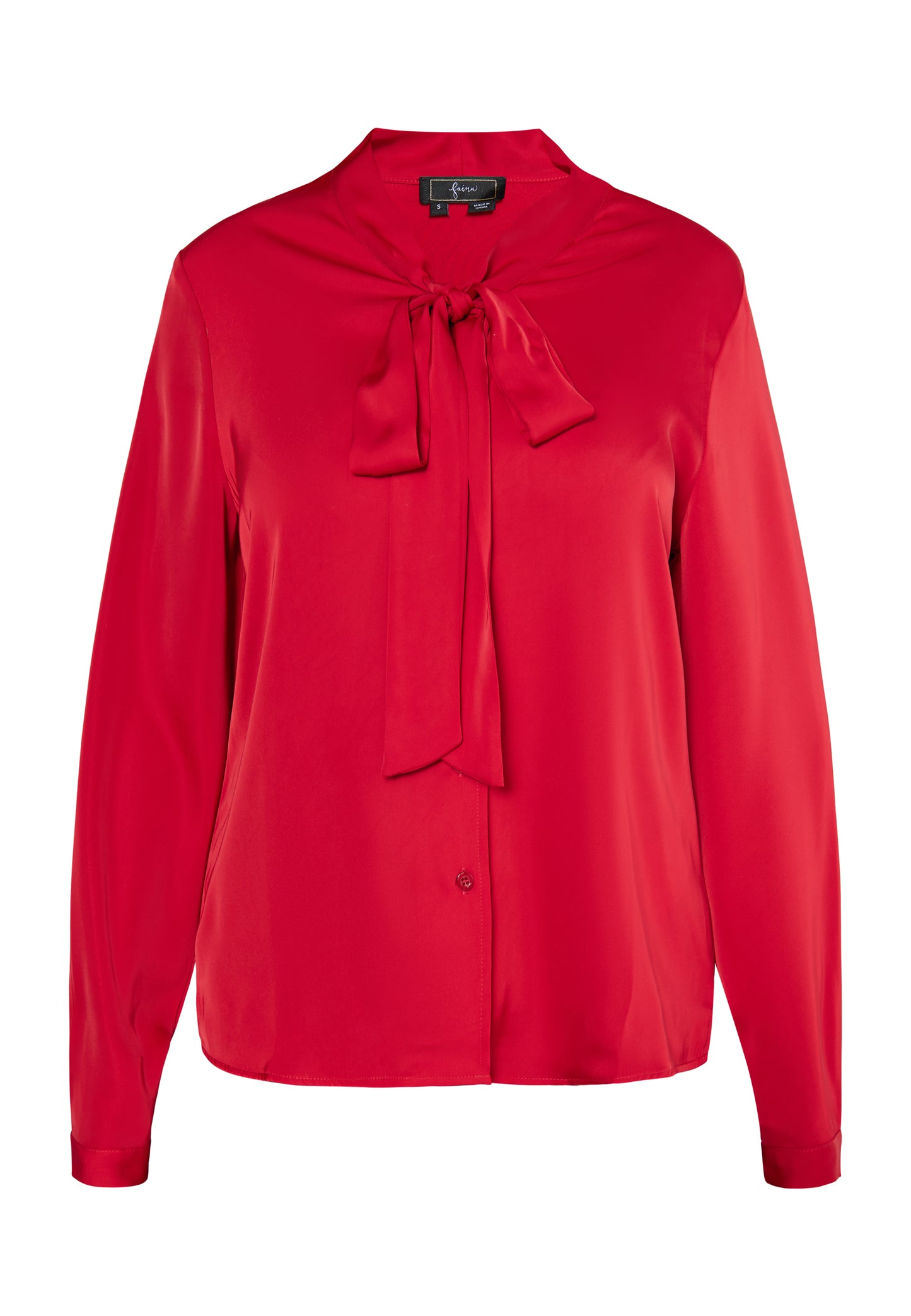 faina women's faina tie-neck blouse