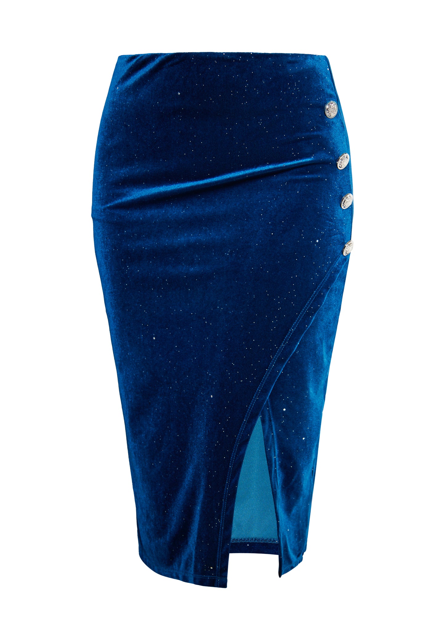 faina women's velvet skirt with glitter
