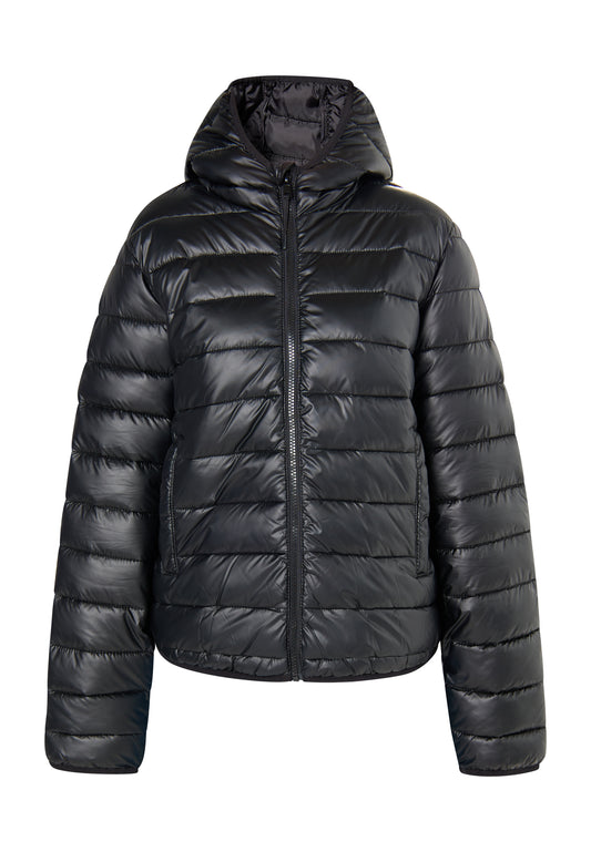 myMo women's shiny quilted jacket